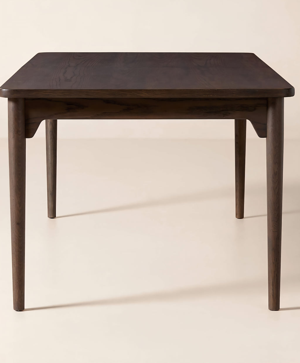 THE ONE × Otis — Rectangular Dark Oak Extendable Dining Table