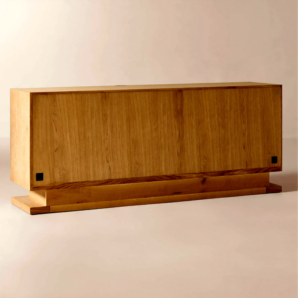 THE ONE × Anderson — Leather and Wood Credenza