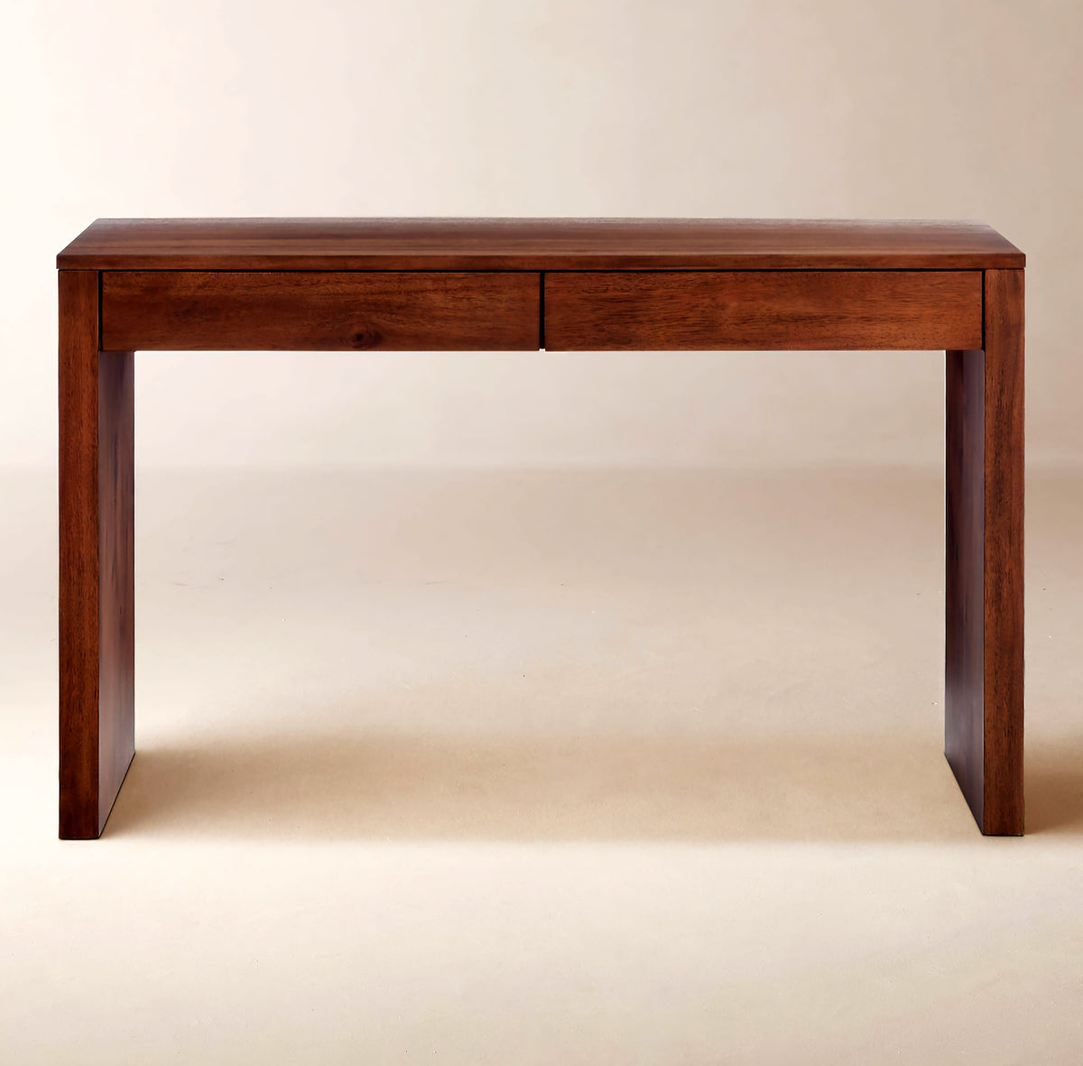 THE ONE × Runway — 48" 2-Drawer Acacia Desk