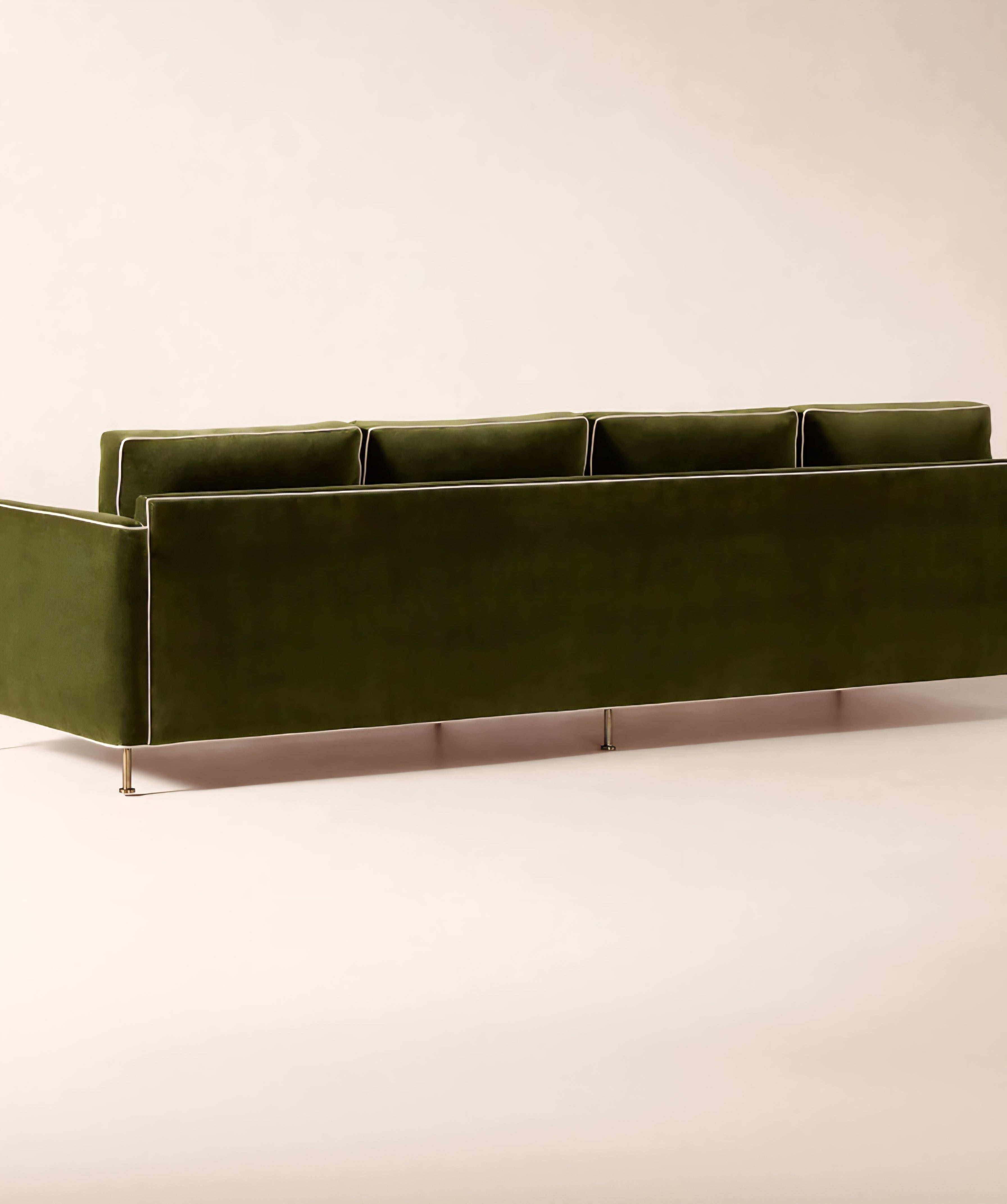 THE ONE × Brett — Jade Green Velvet Sofa