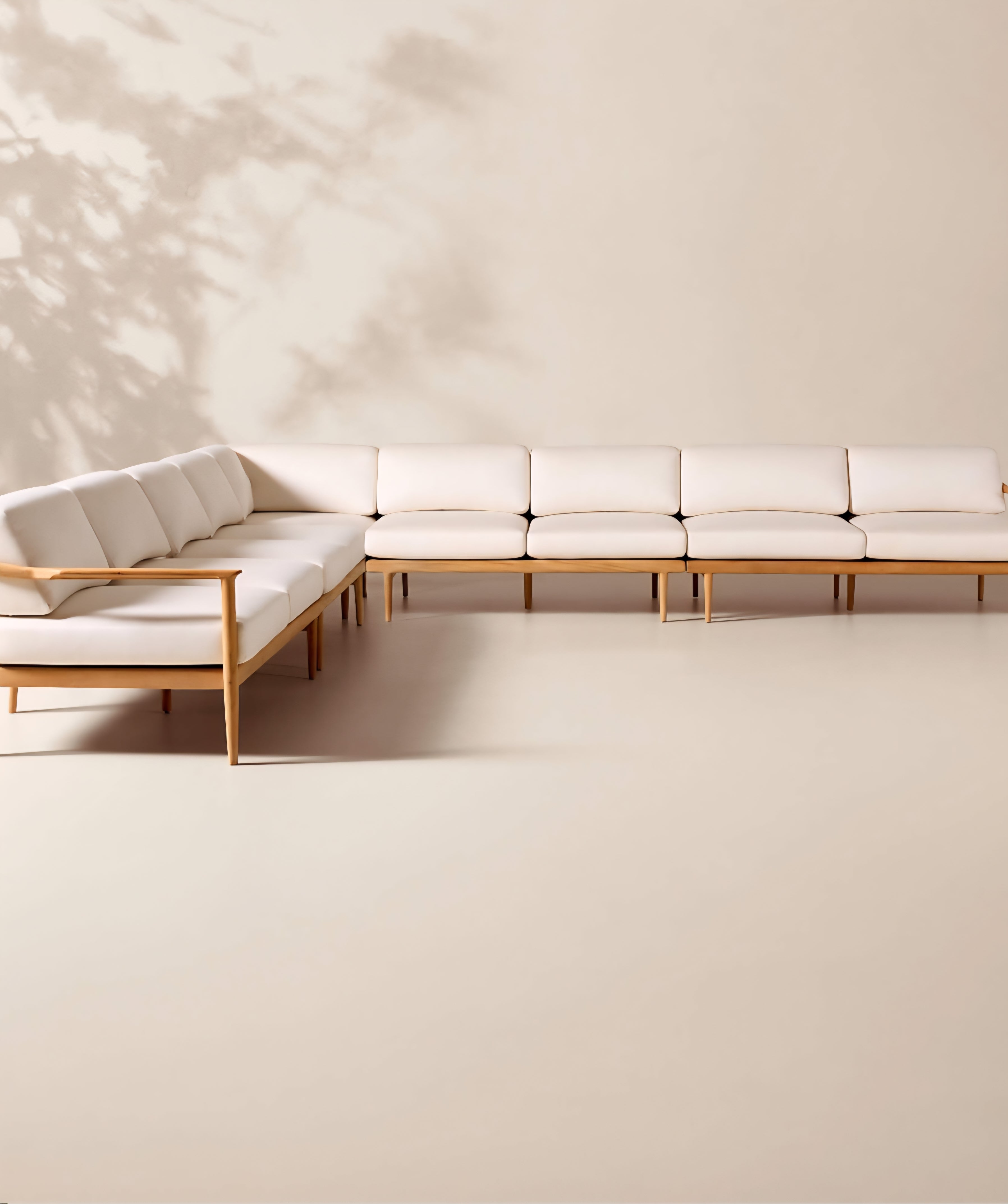 THE ONE × Tide —Outdoor Sectional Collection with Ivory Sunbrella® Cushions