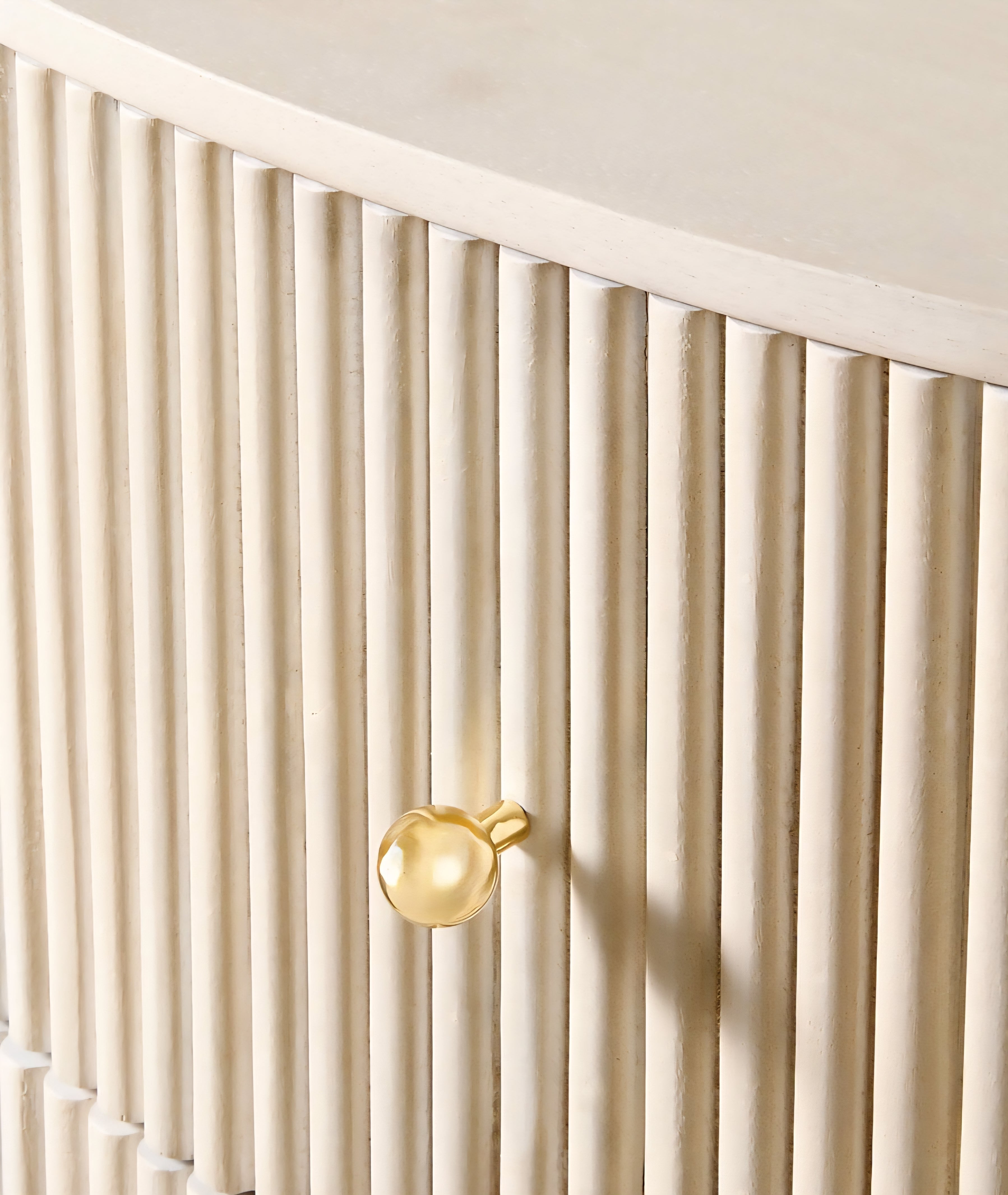 THE ONE × Cameo — Fluted Wood Tall Dresser