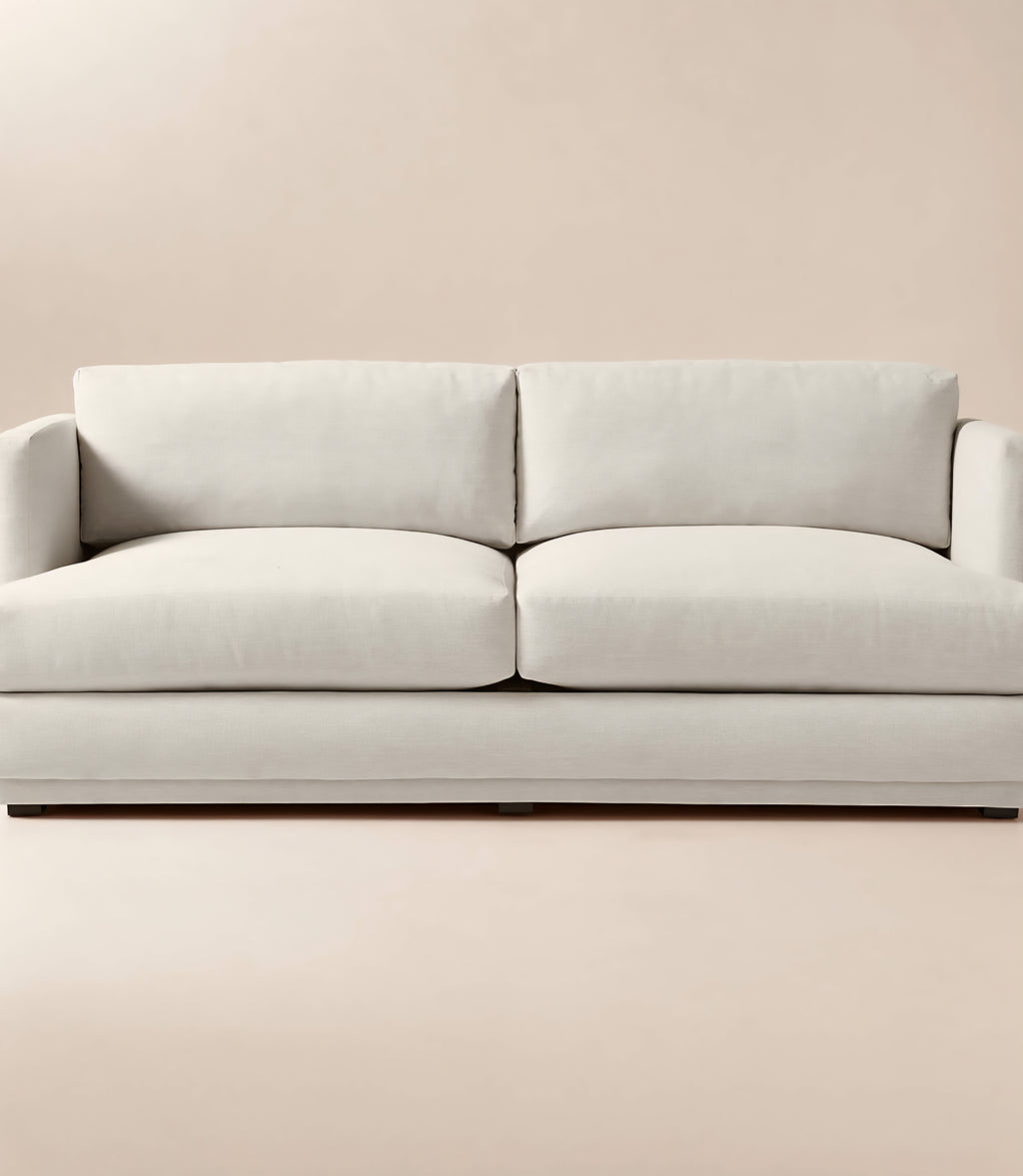THE ONE × Seneca — Off-White Performance Fabric Sleeper Sofa