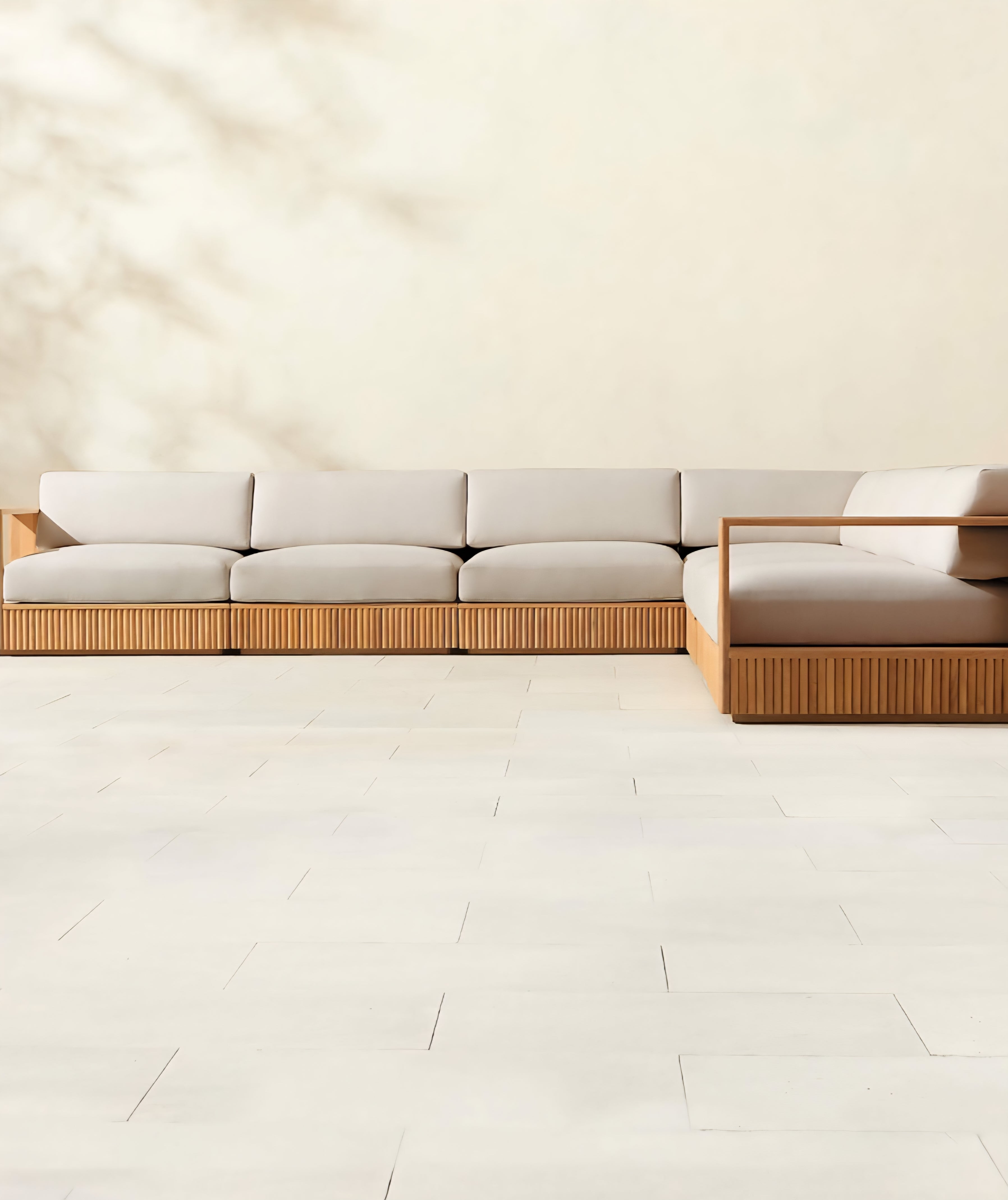 THE ONE × Topia — Teak Outdoor Sectional Collection