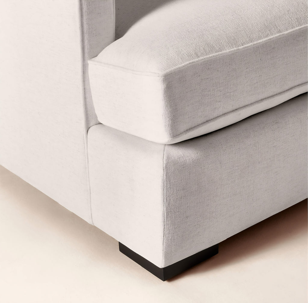 THE ONE × Eastman — White Performance Fabric Sofa