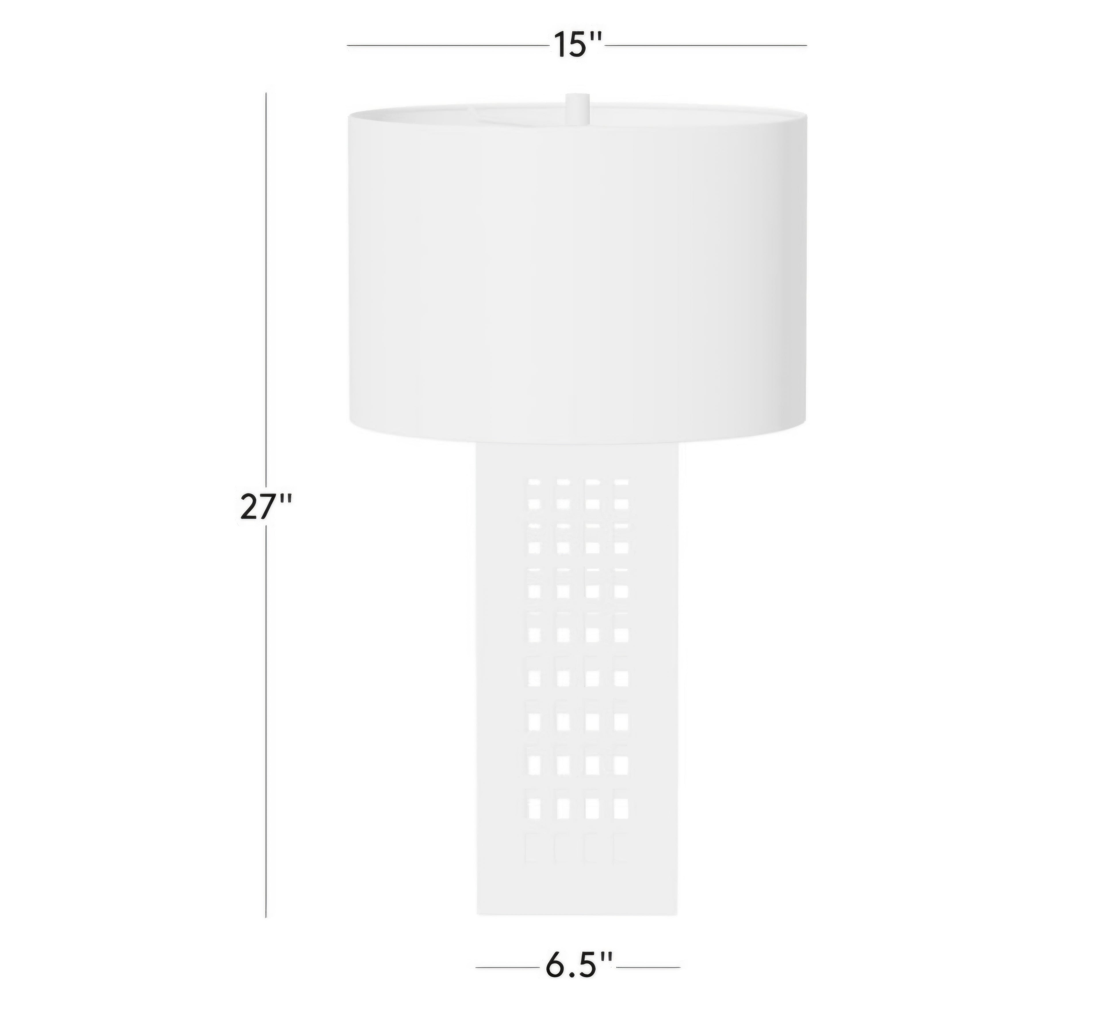 THE ONE × Cienega — White Ceramic Reactive Glaze Table Lamp with Hemp Shade