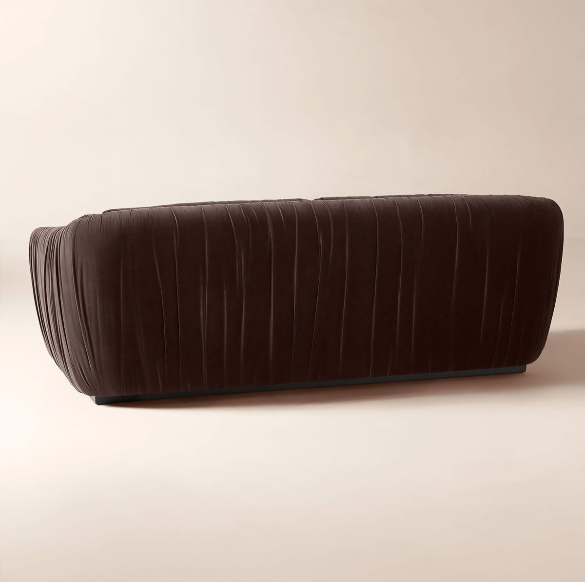 THE ONE × Ruched Velvet Sofa