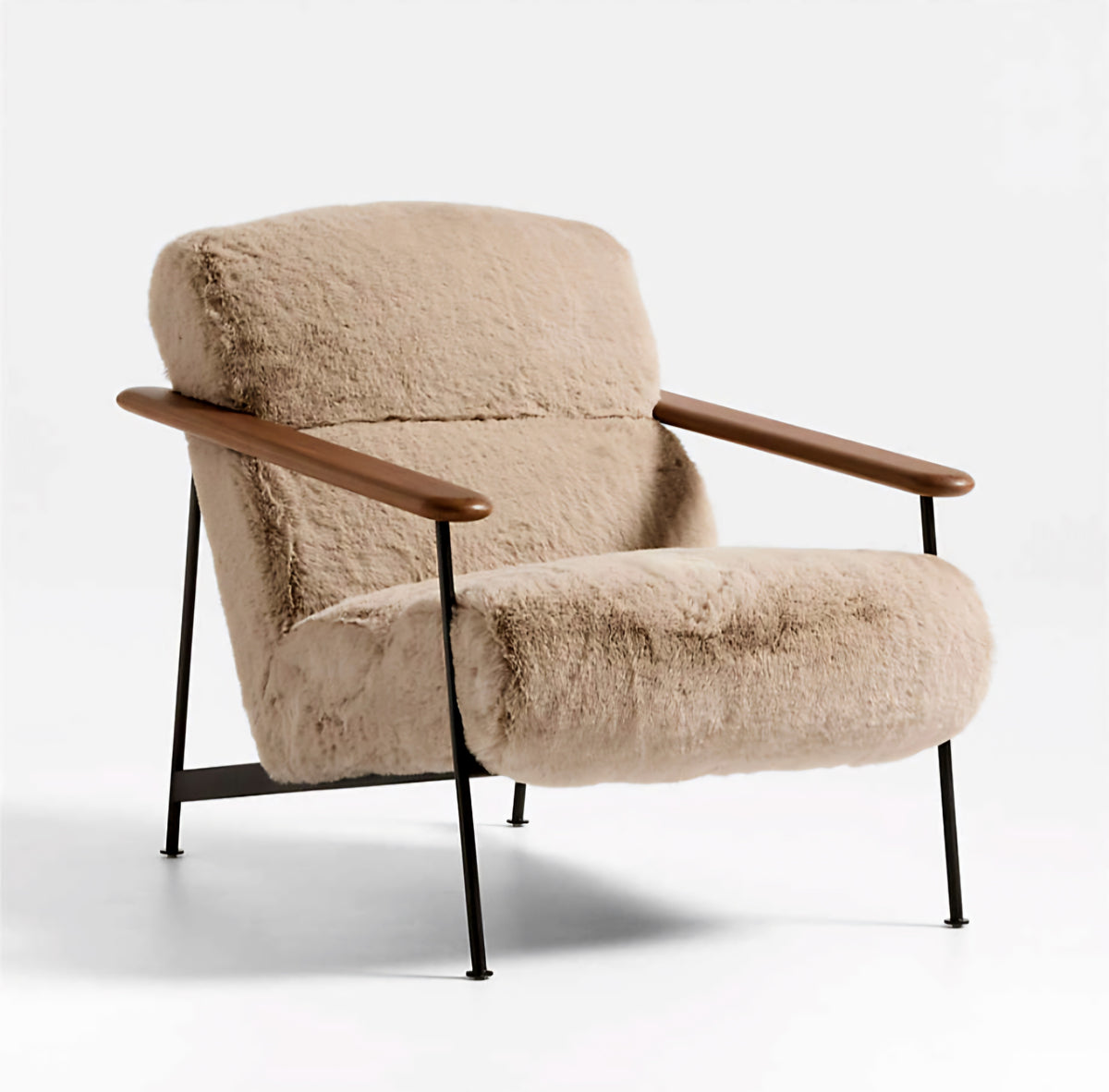 THE ONE × Chalet — Faux Fur Accent Chair