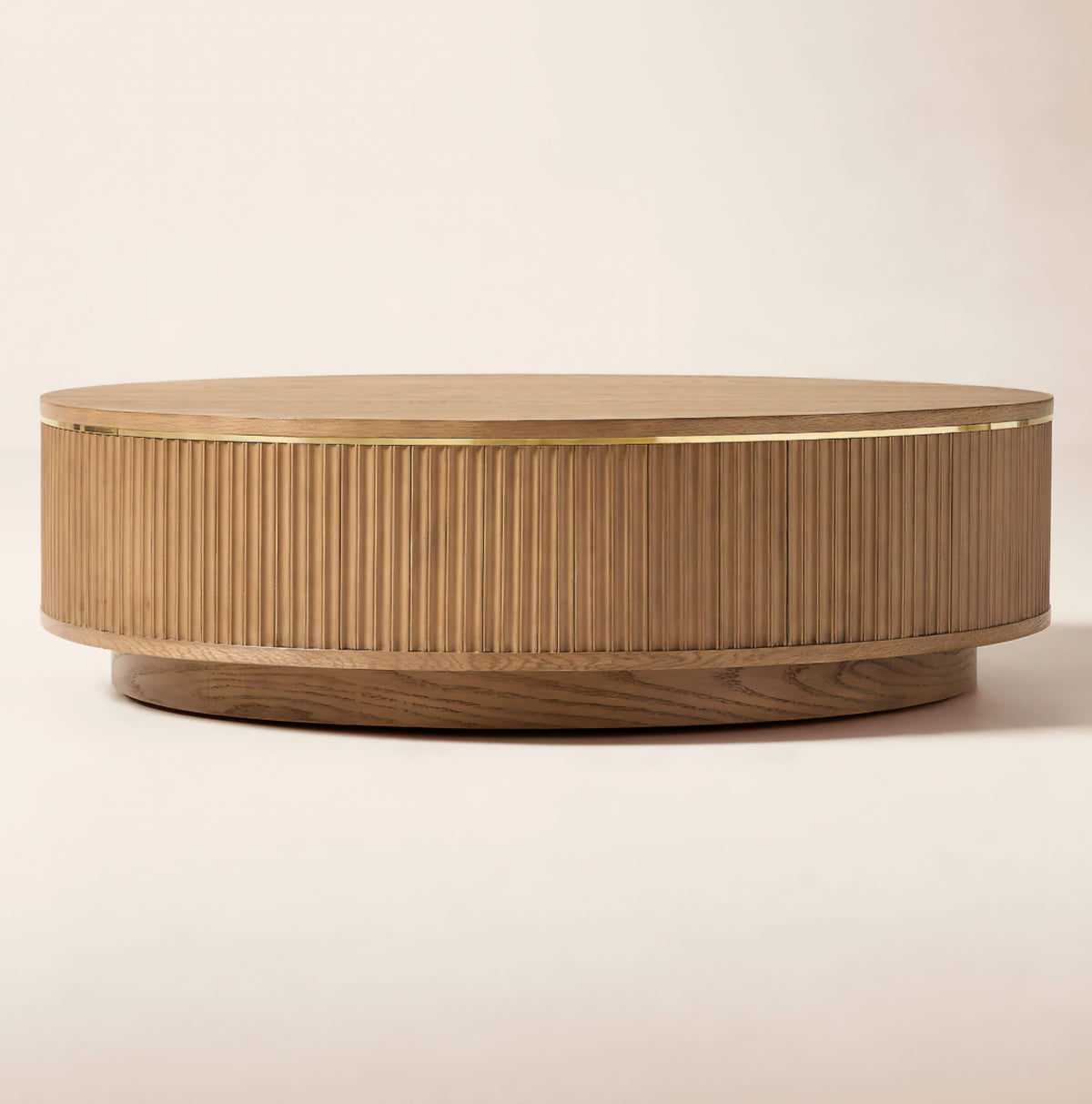 THE ONE × Davison — Fluted Oak Coffee Tables