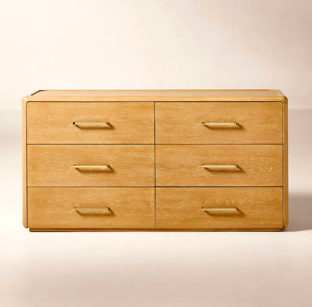 THE ONE × Abbott — 6-Drawer Wood Dresser