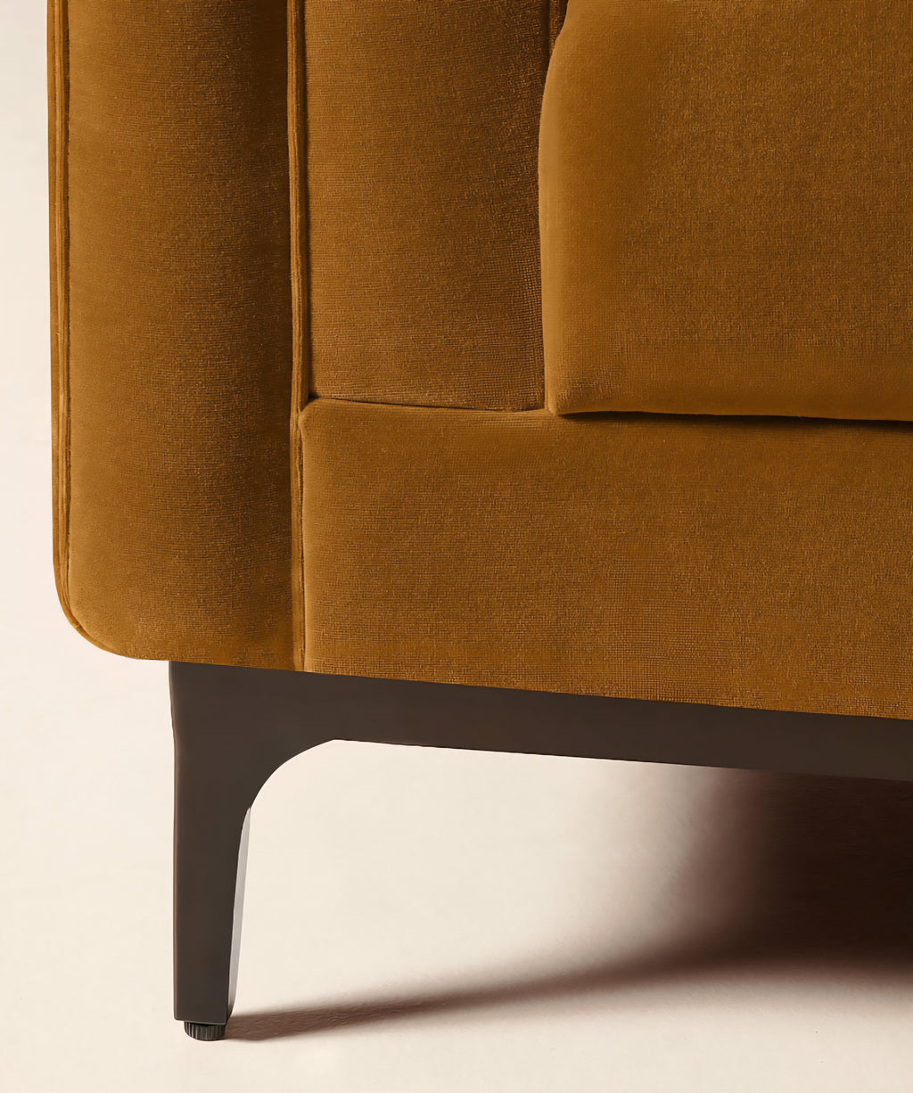 THE ONE × Ambroise — Light Taupe Velvet Sofa