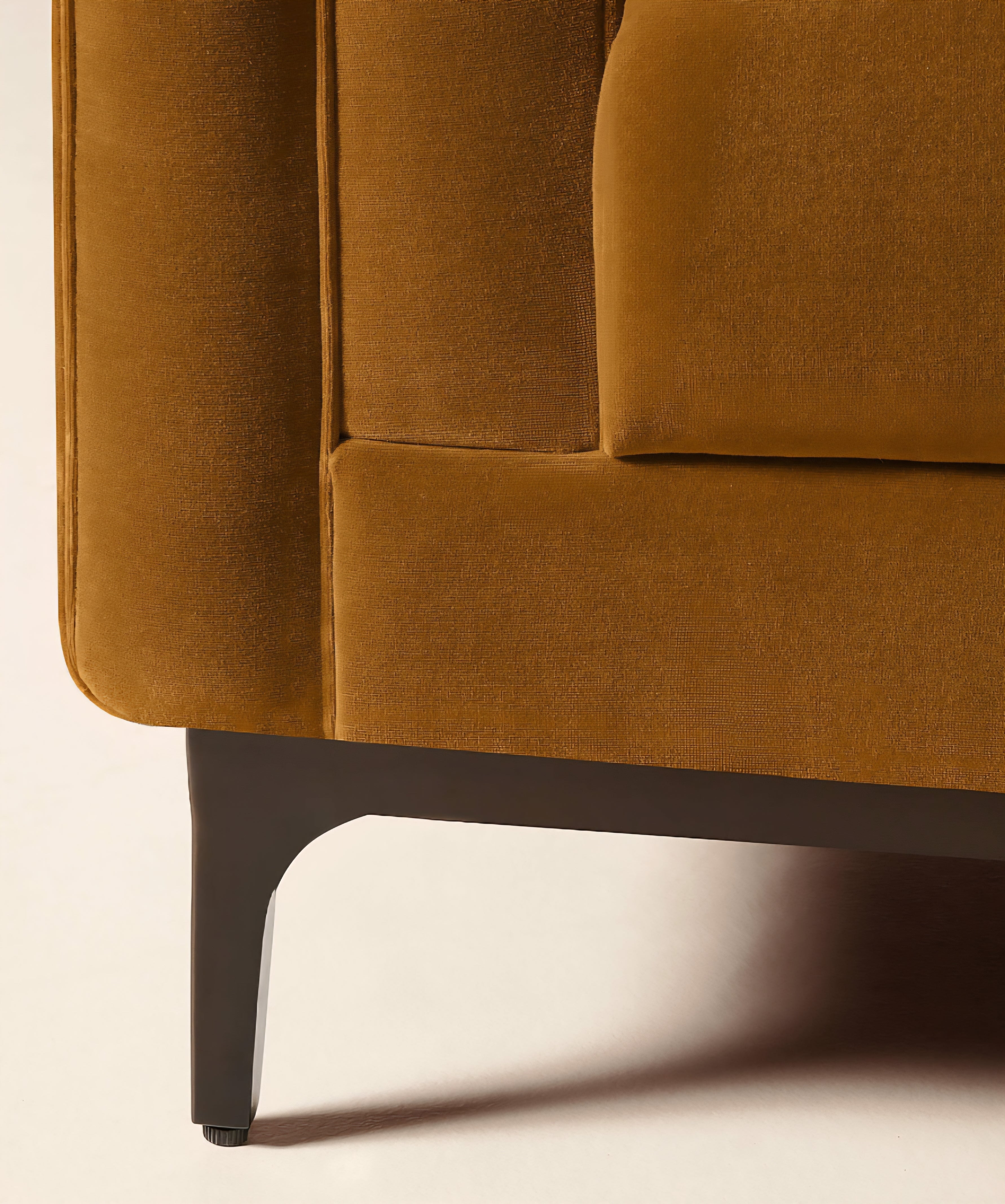 THE ONE × Ambroise — Light Taupe Velvet Sofa