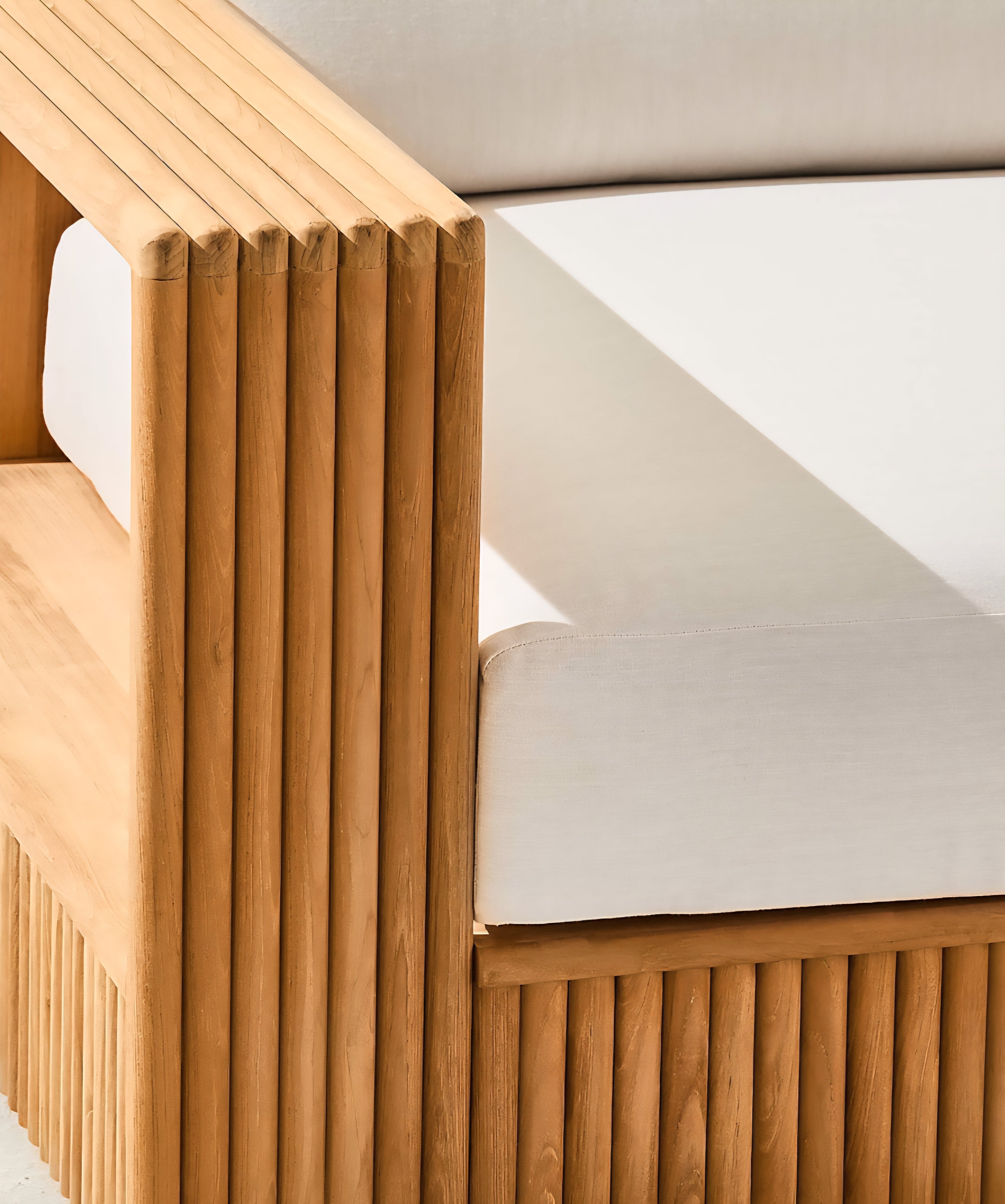 THE ONE × Topia — Teak Outdoor Sectional Collection