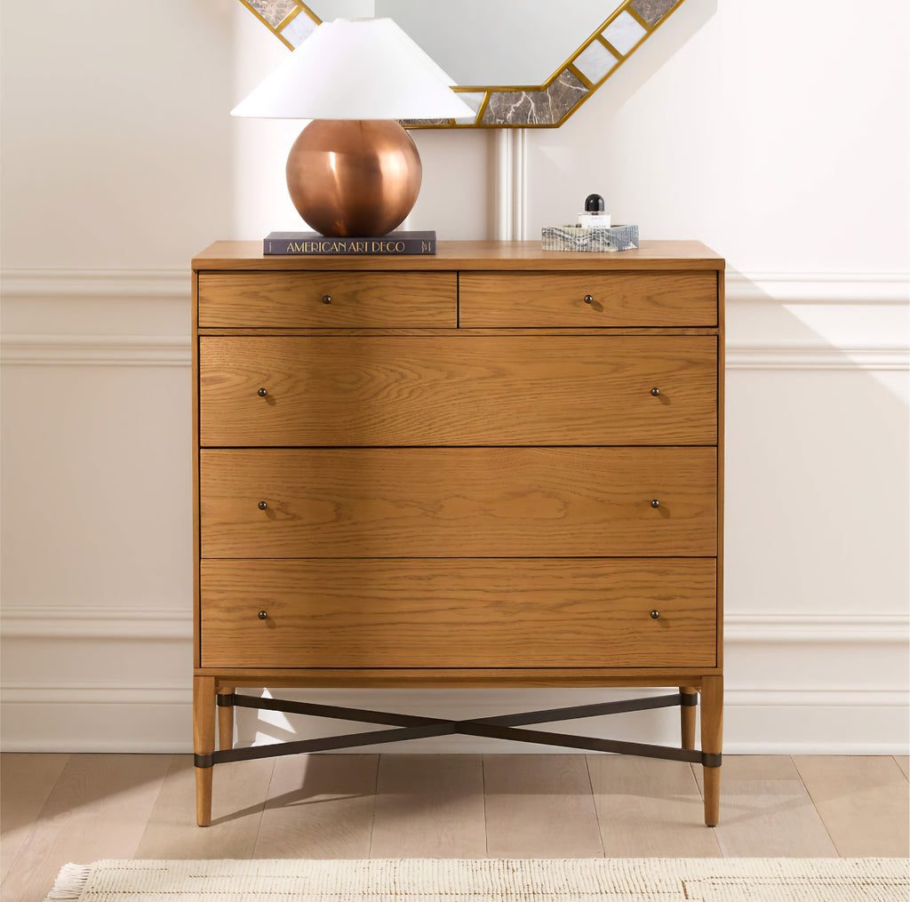 THE ONE × Connoisseur — Light Oak 5-Drawer Dresser