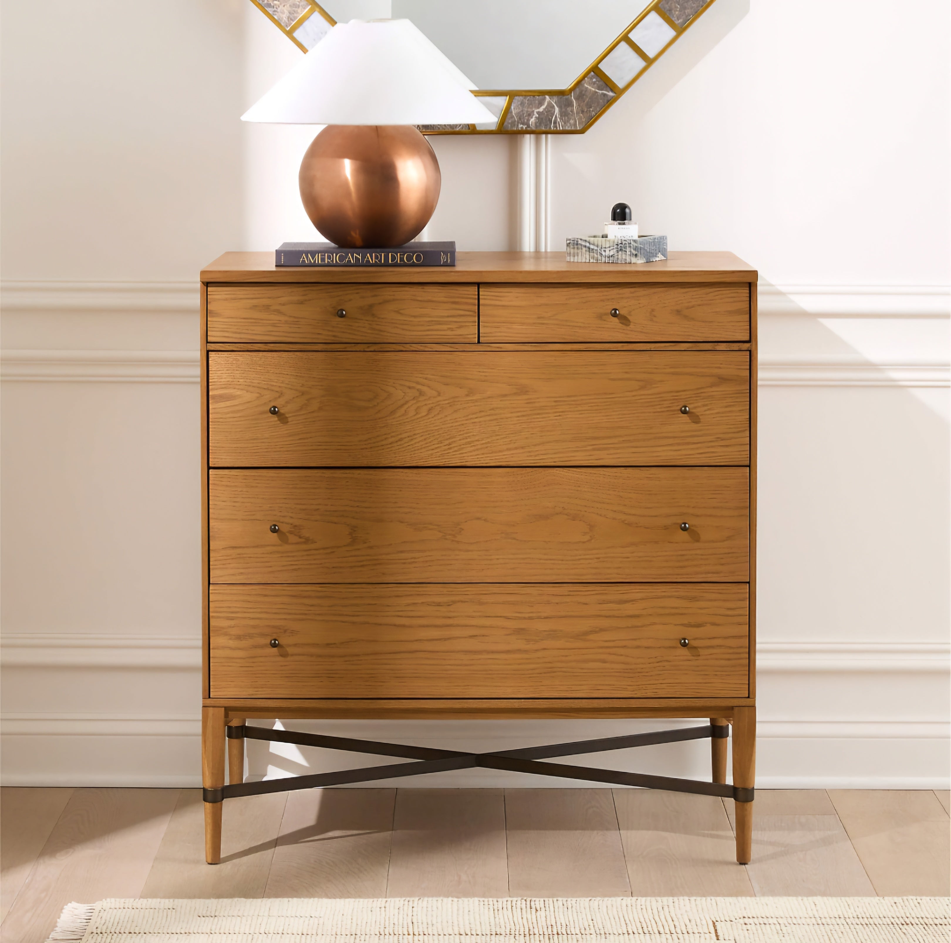 THE ONE × Connoisseur — Light Oak 5-Drawer Dresser
