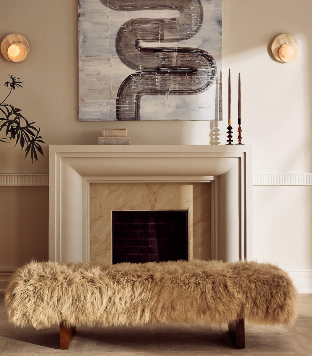 THE ONE × Astr — White Onyx Wall Sconce