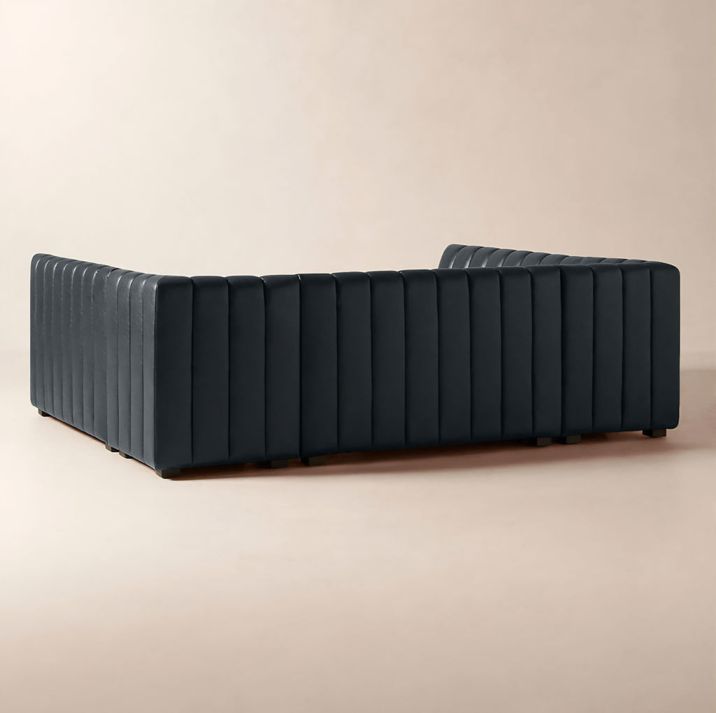 THE ONE × Duncan — Leather U-Shaped Dining Banquette