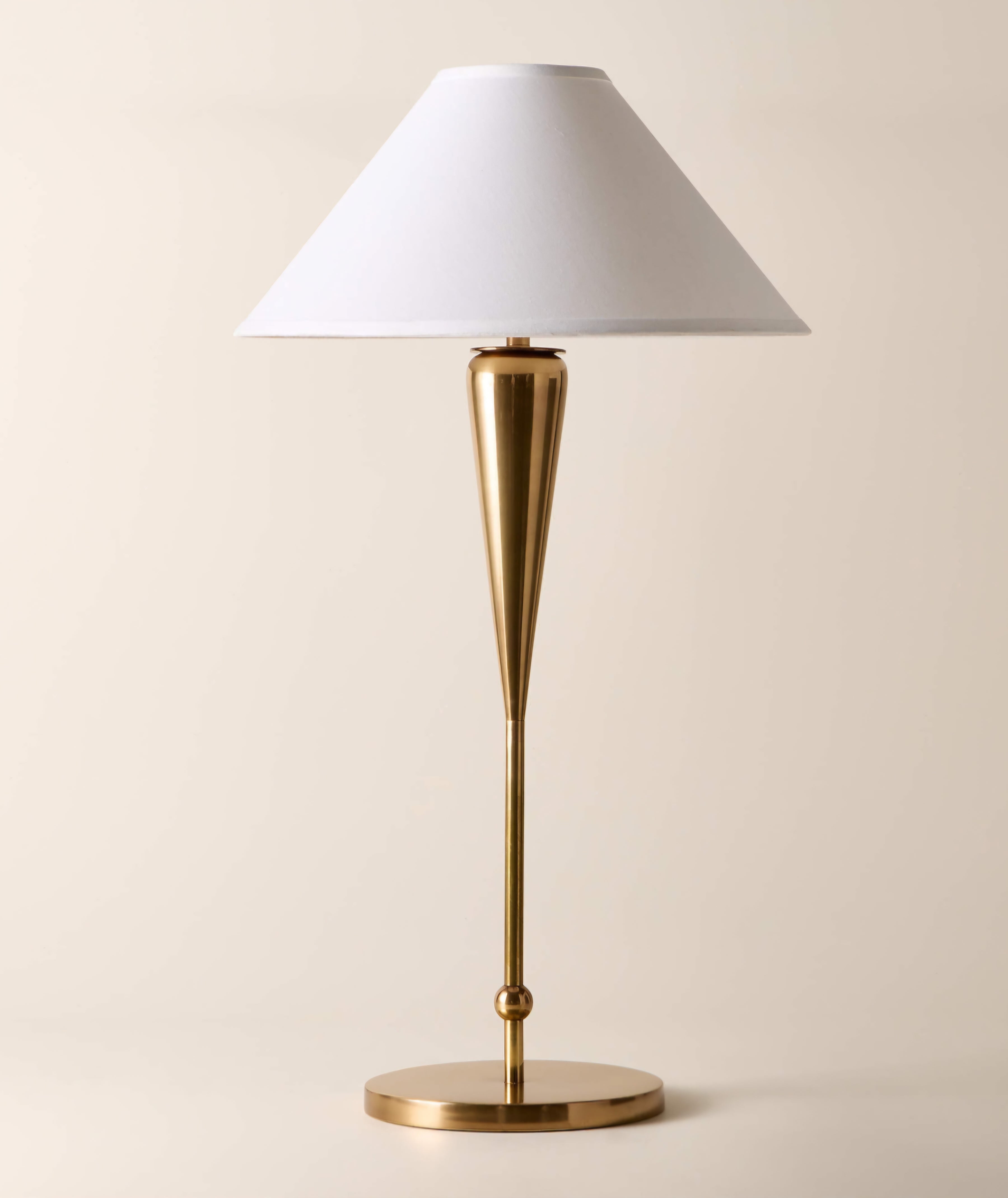 THE ONE × Tamlin — Aged Brass Tall Table Lamp