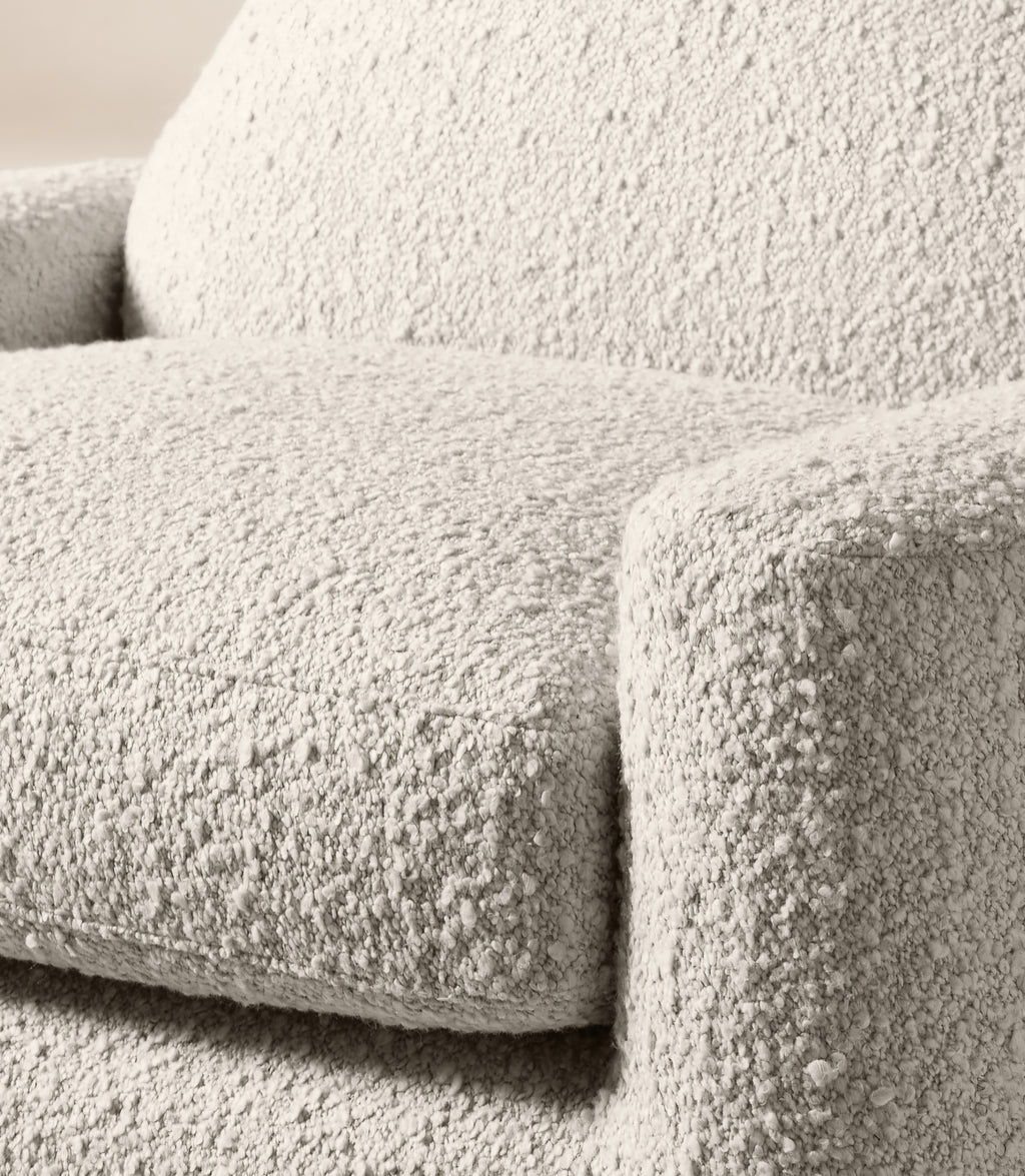 THE ONE × Aldine — Spice Brown Performance Chenille Accent Chair