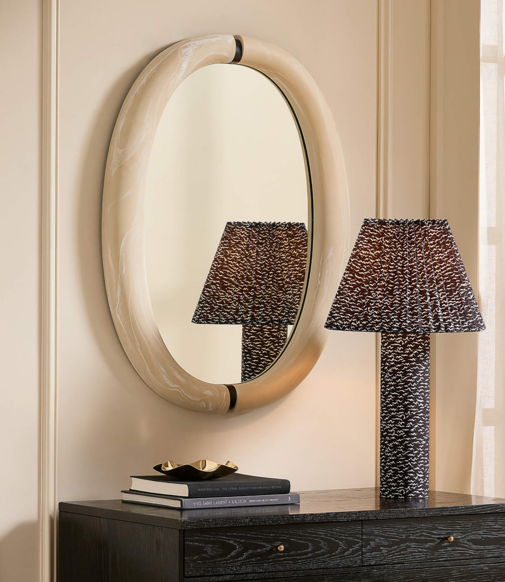 THE ONE × Scrunch — Black and White Table Lamp