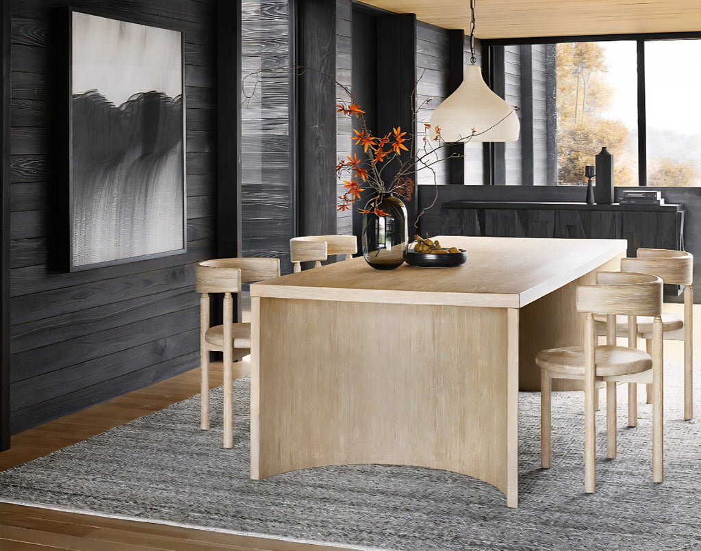 THE ONE × Virage — Curved Oak Dining Chair