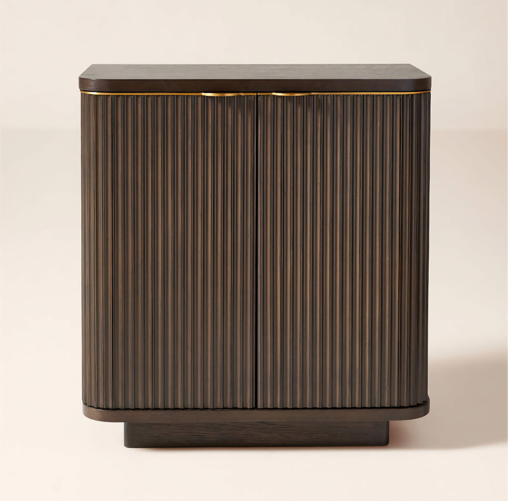 THE ONE × Davison — Fluted Dark Oak Cabinet