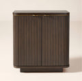 THE ONE × Davison — Fluted Dark Oak Cabinet
