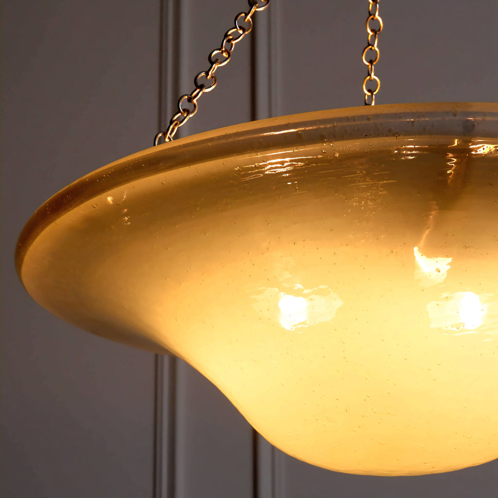 THE ONE × Abryn — Textured Glass Pendant Light
