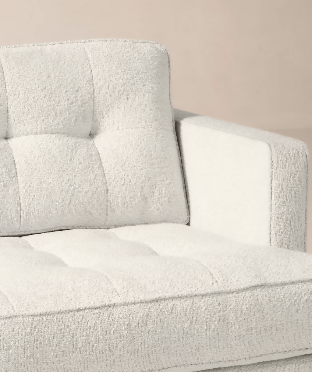 THE ONE × Itero — Off White Performance Fabric Sofa