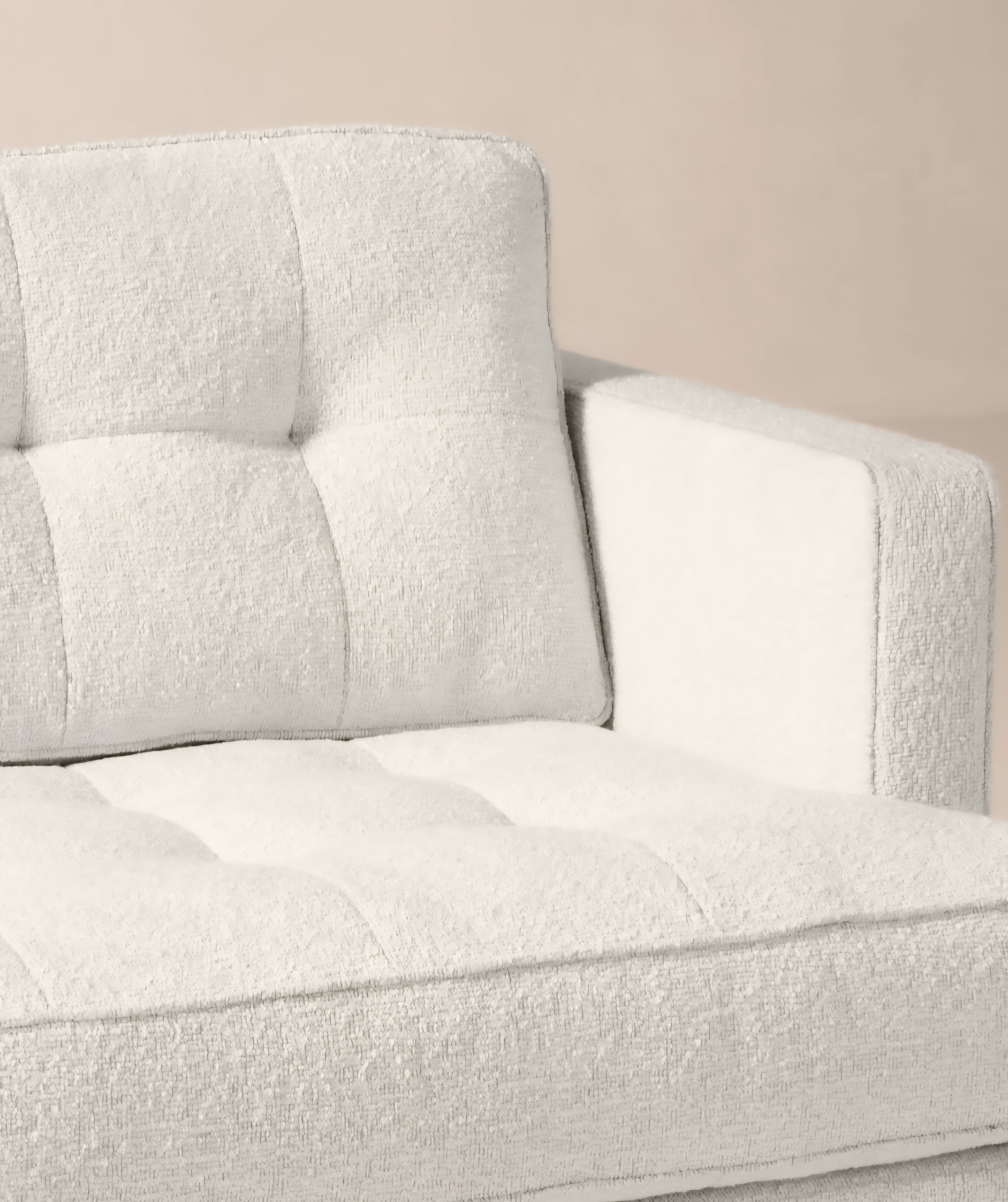THE ONE × Itero — Off White Performance Fabric Sofa