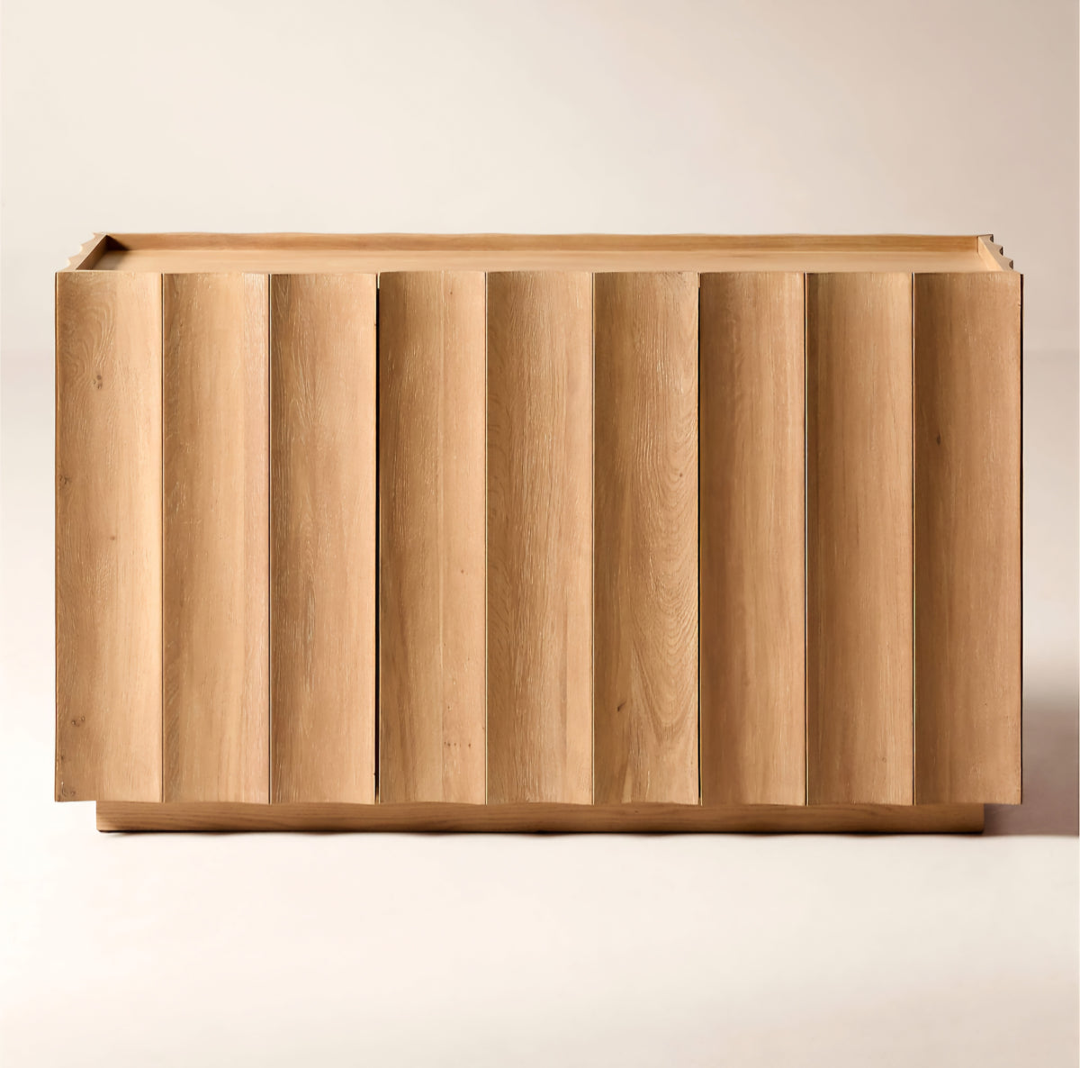 THE ONE × Bardo — Scalloped Oak Wood Credenza