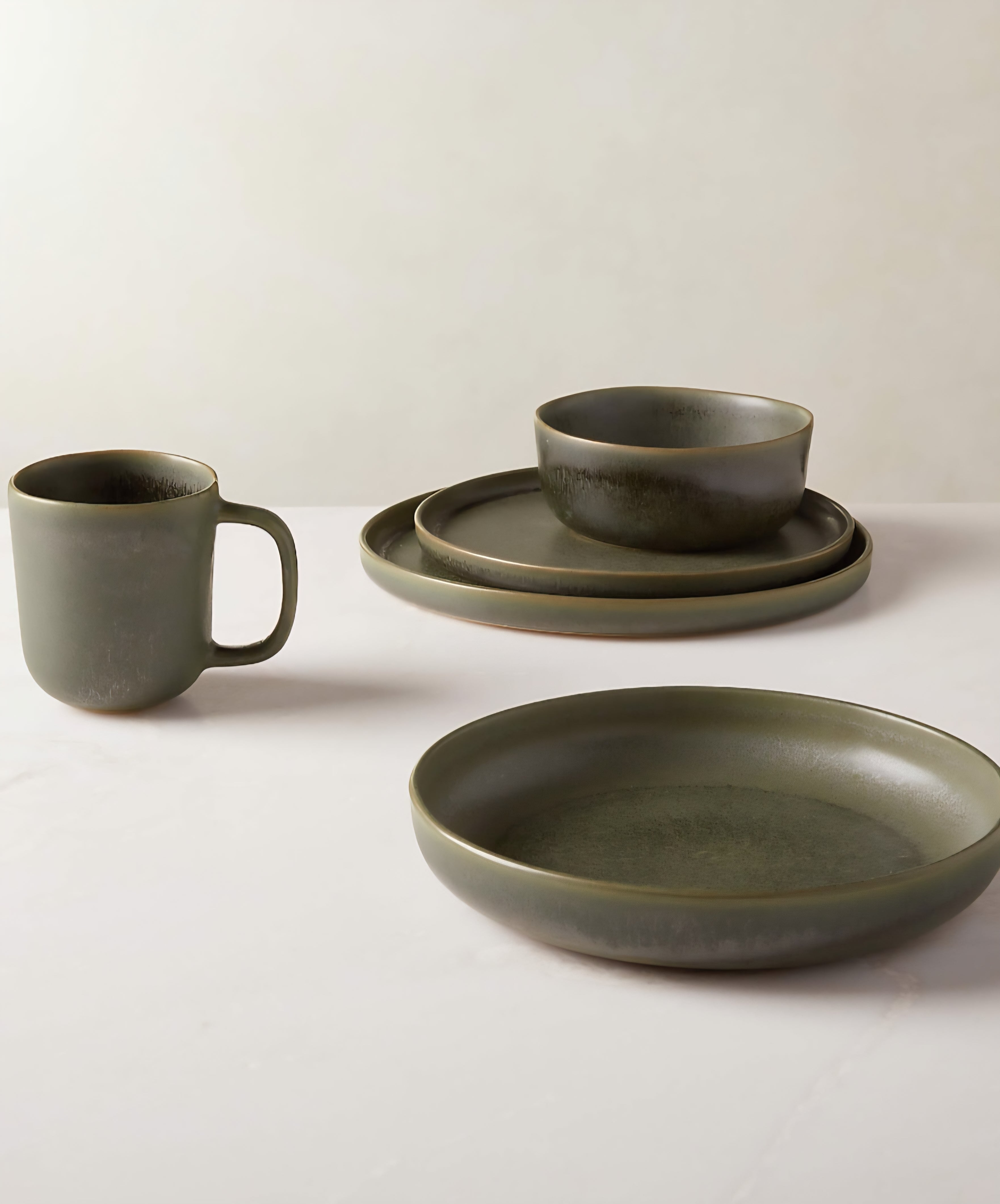 THE ONE × Drift — Reactive Glaze Mugs (Set of 6)