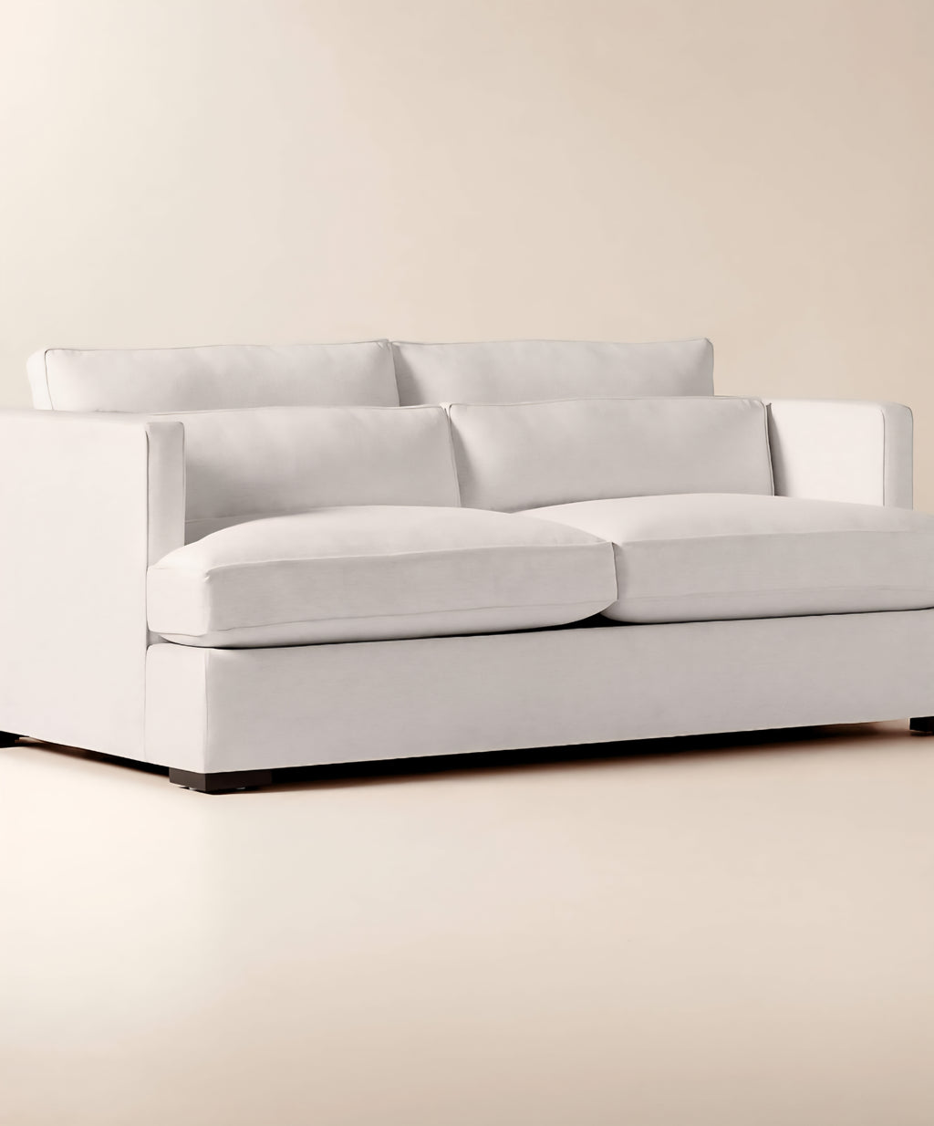 THE ONE × Eastman — White Performance Fabric Sofa