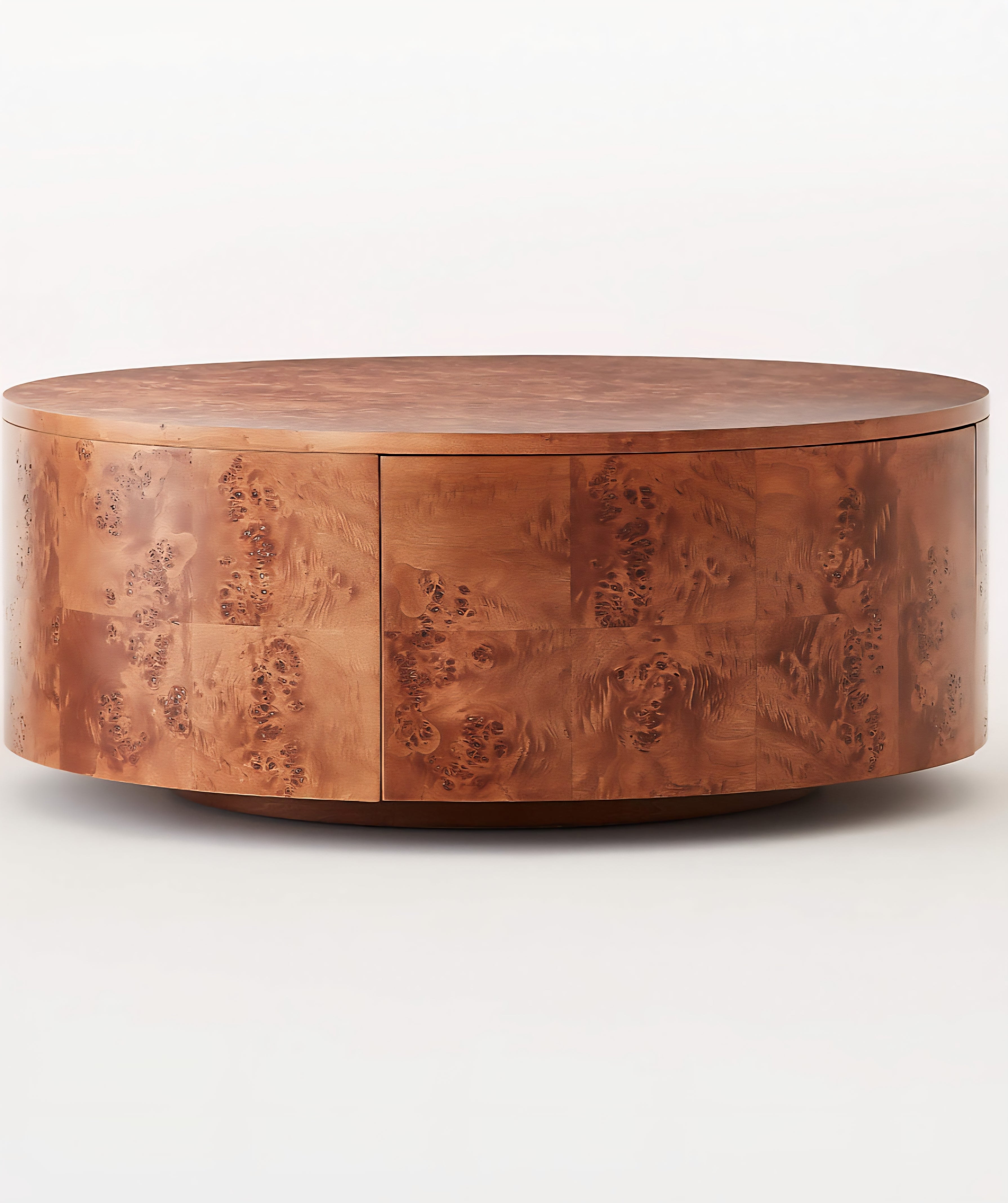 THE ONE × Purl — 36" Burl Wood Rotating Coffee Table