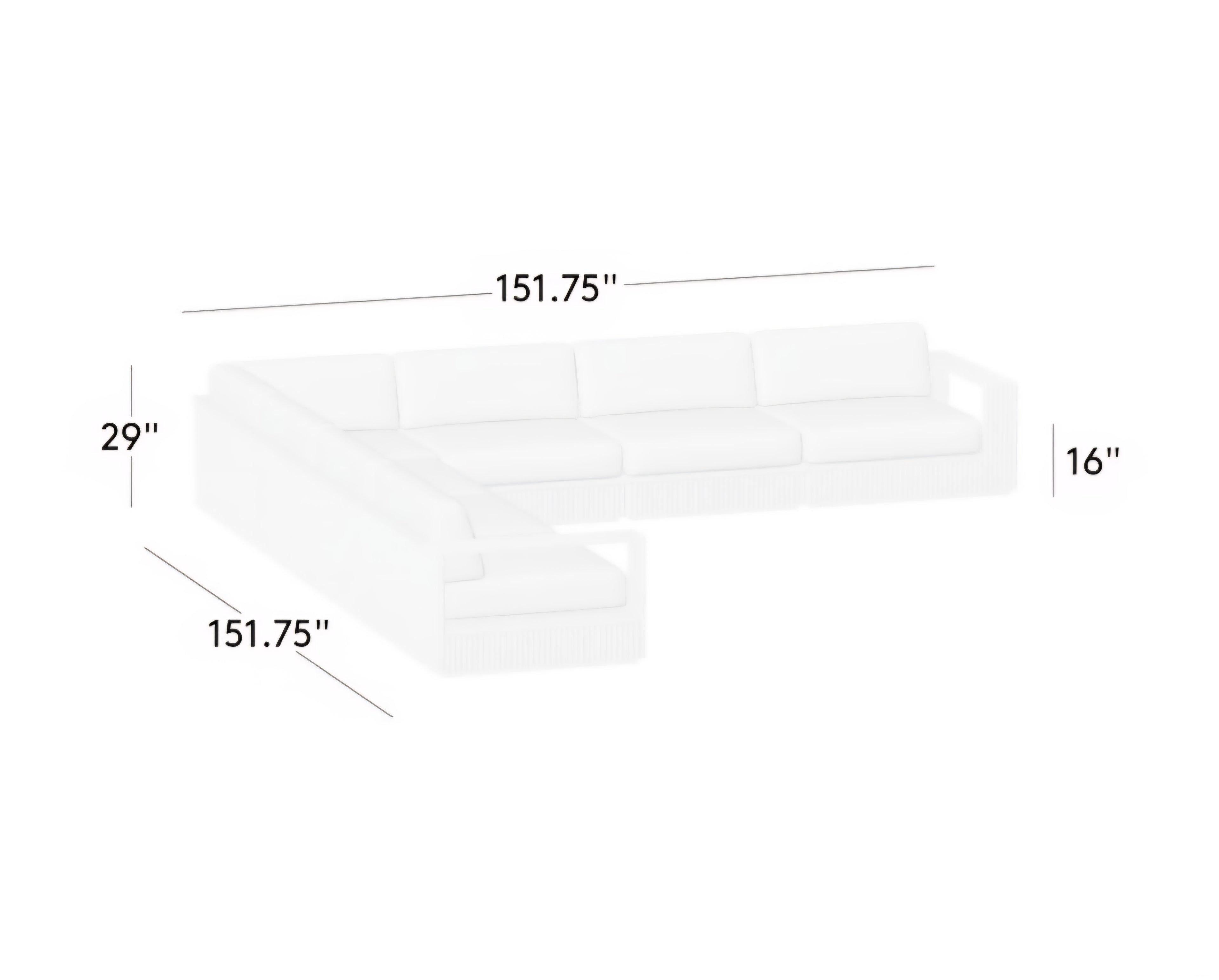 THE ONE × Topia — Teak Outdoor Sectional Collection