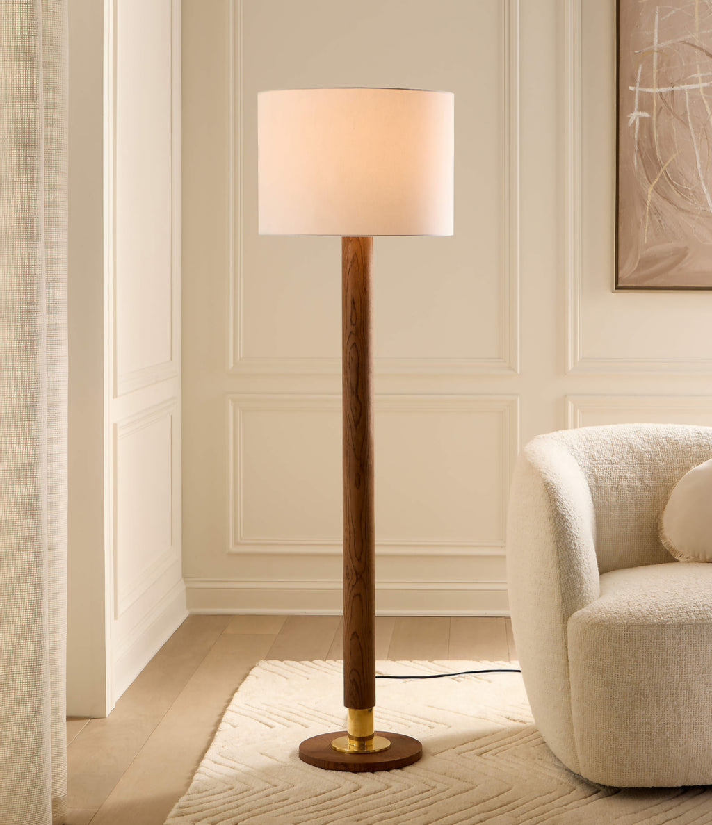 THE ONE × Medal — Oak Wood Floor Lamp