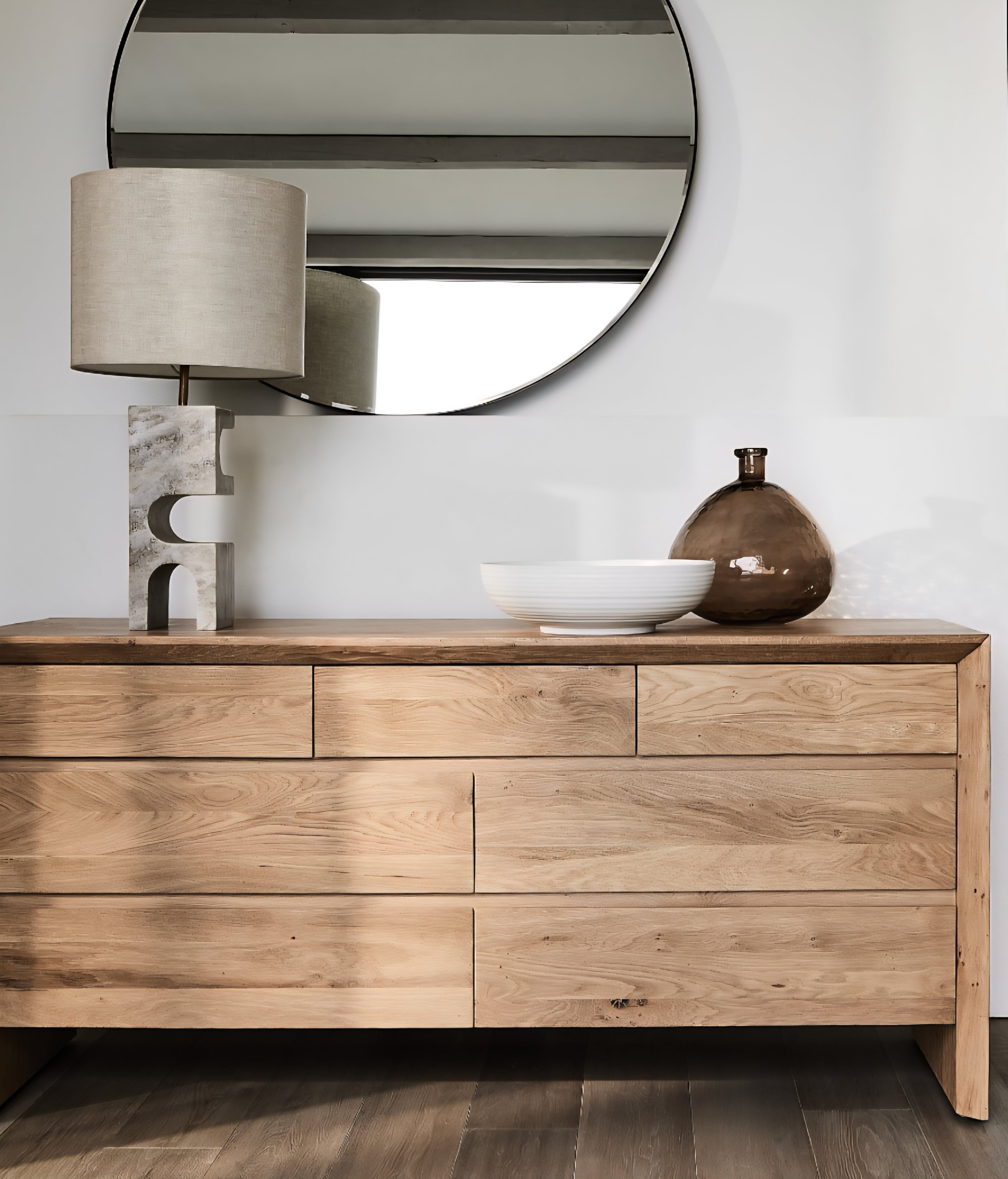 THE ONE × Baja — White Oak Wood Dresser (68")