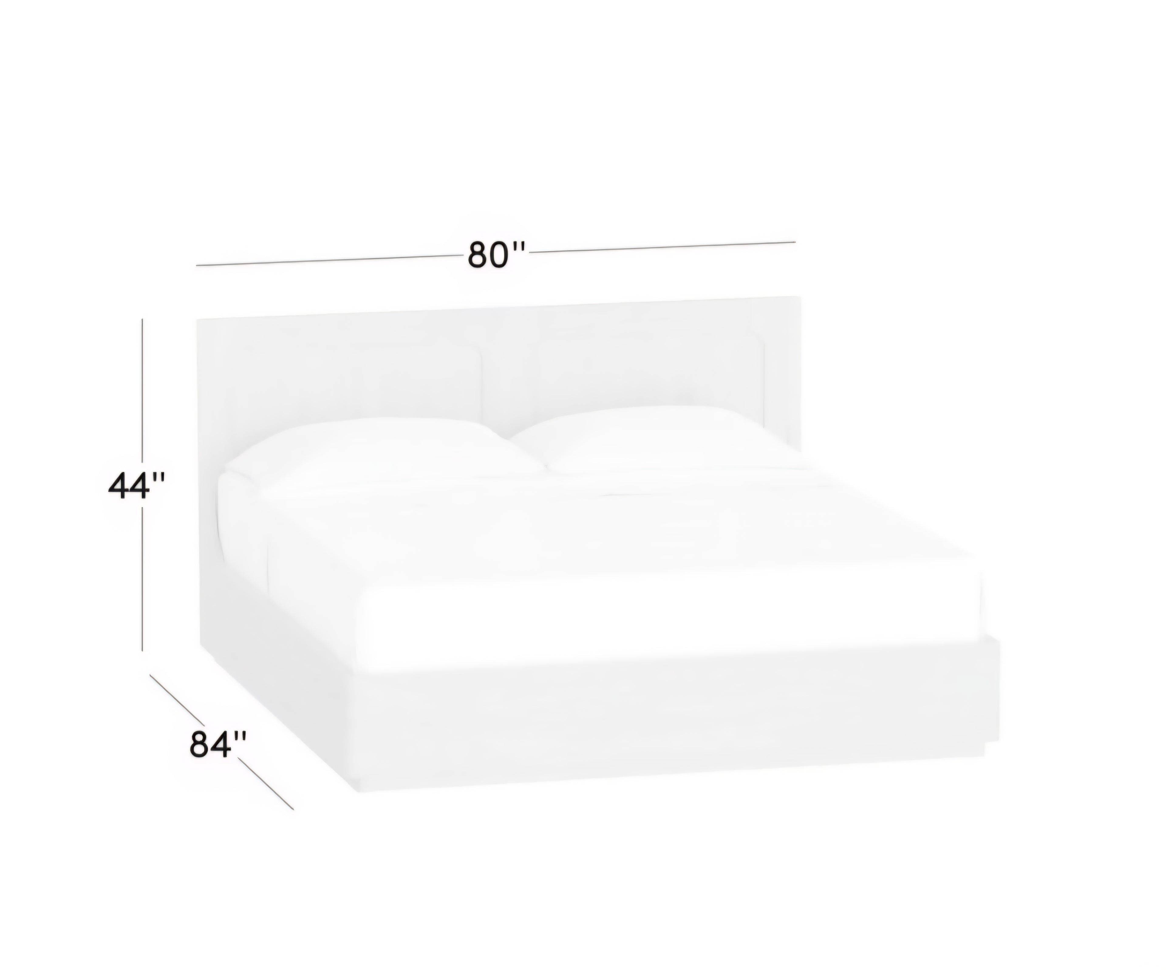 THE ONE × Montero — Walnut Wood King Storage Bed