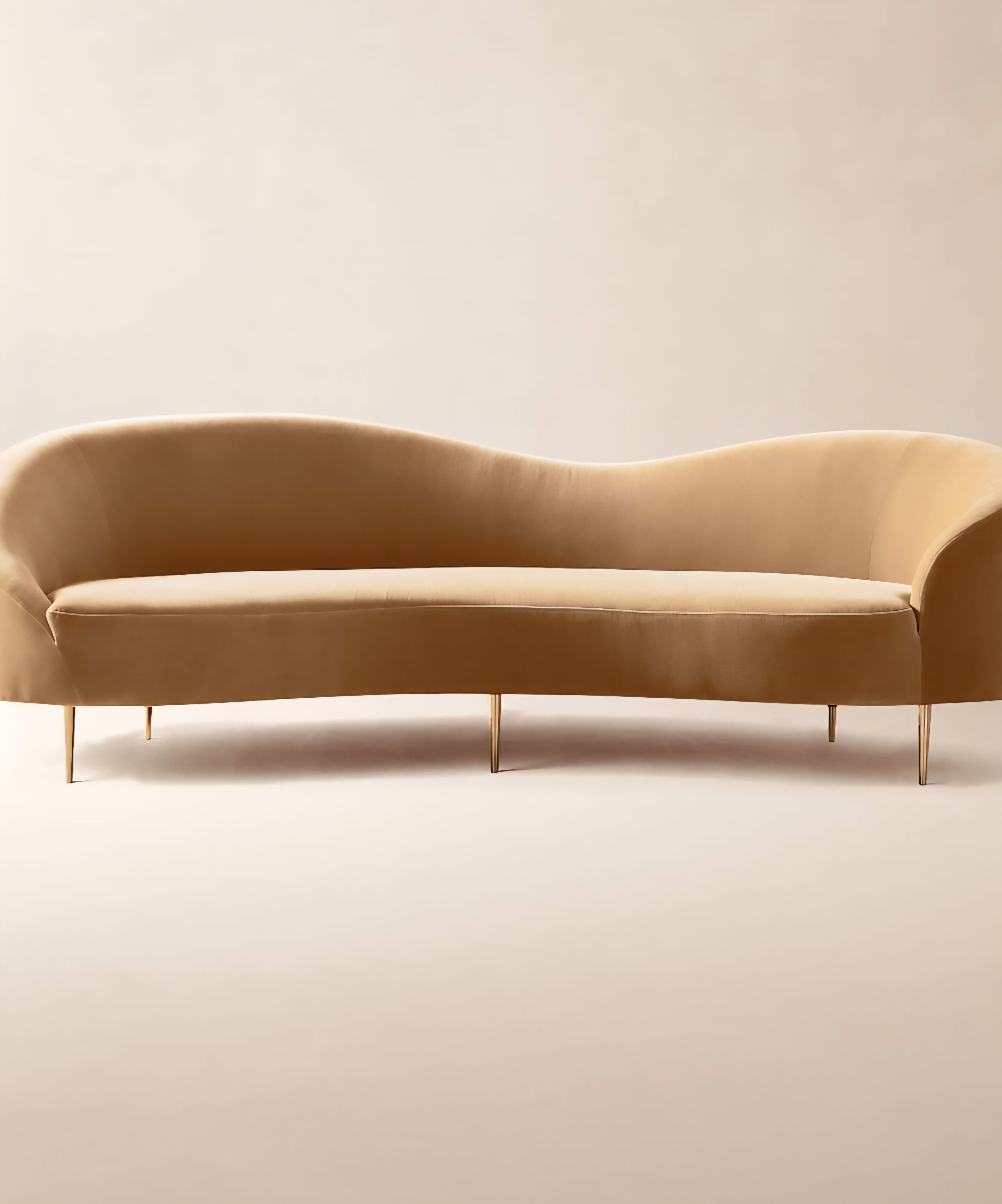 THE ONE × Curvo — White Performance Fabric Sofa by goop