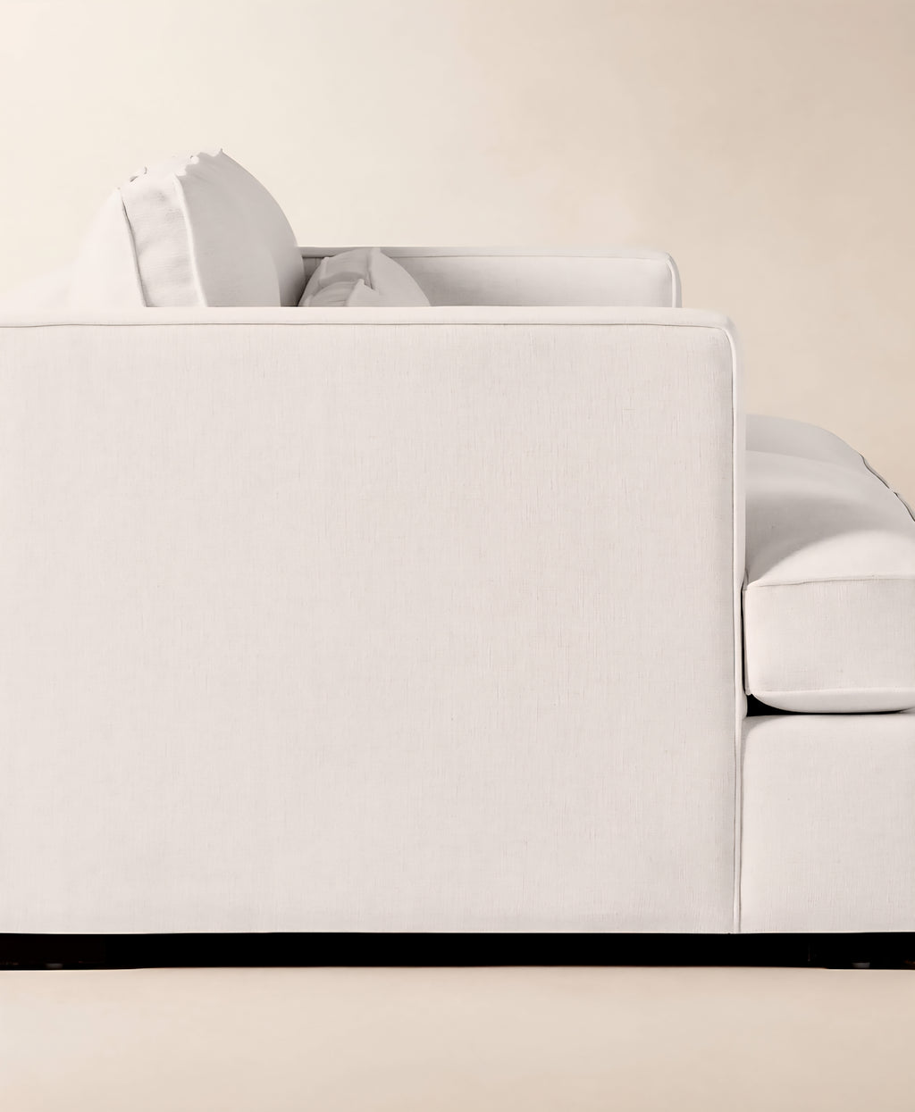 THE ONE × Eastman — White Performance Fabric Sofa