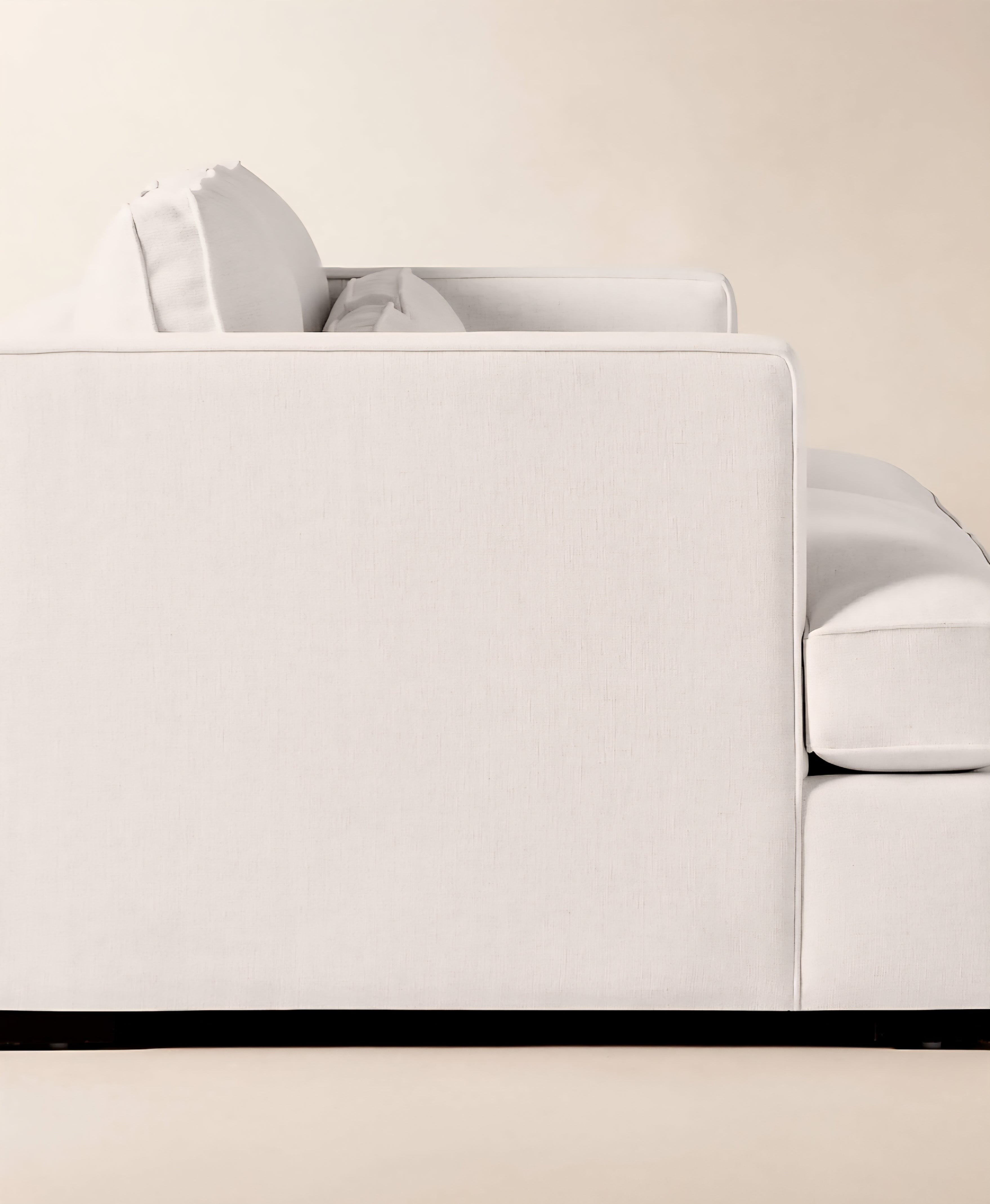 THE ONE × Eastman — White Performance Fabric Sofa
