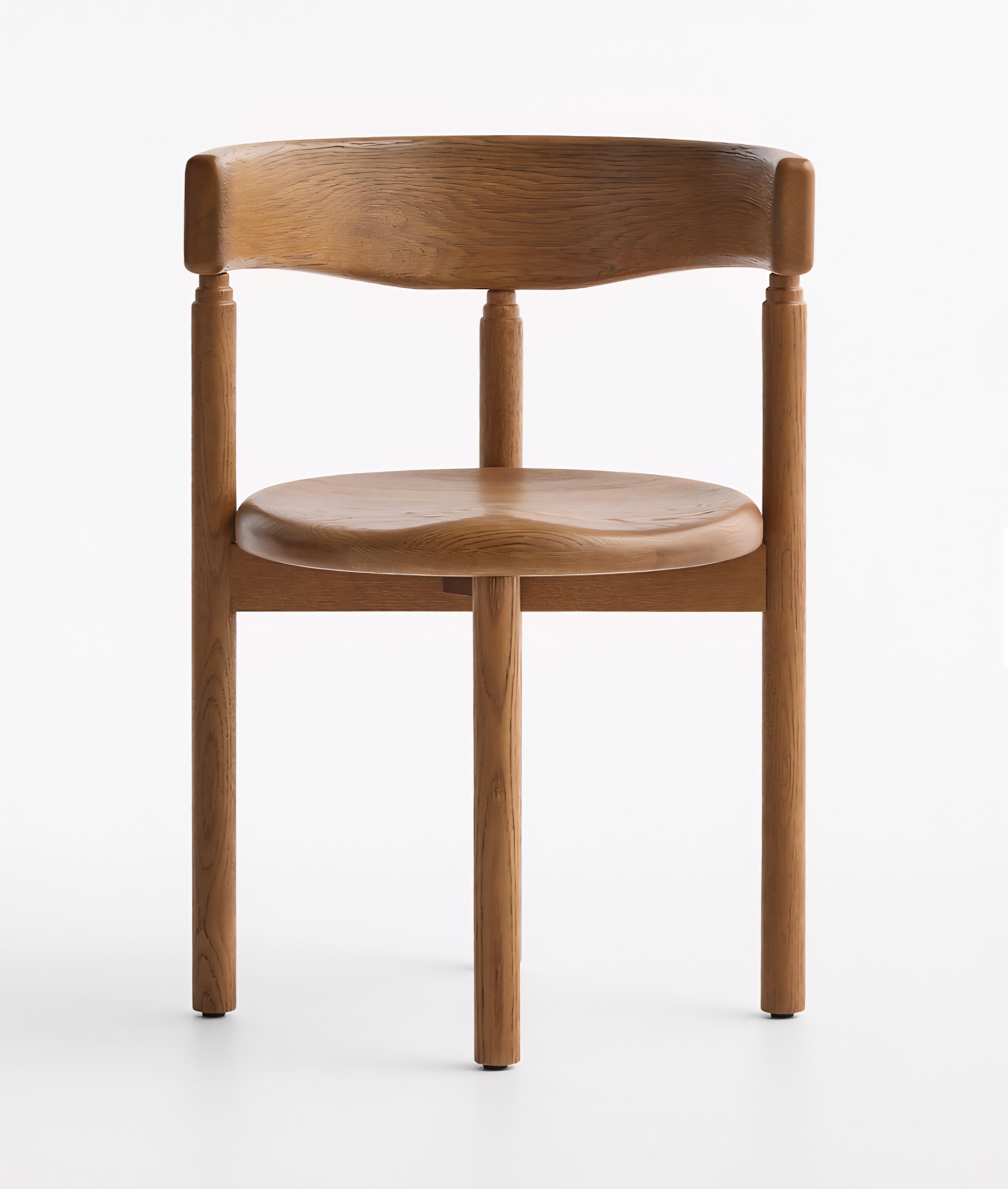 THE ONE × Virage — Curved Oak Dining Chair