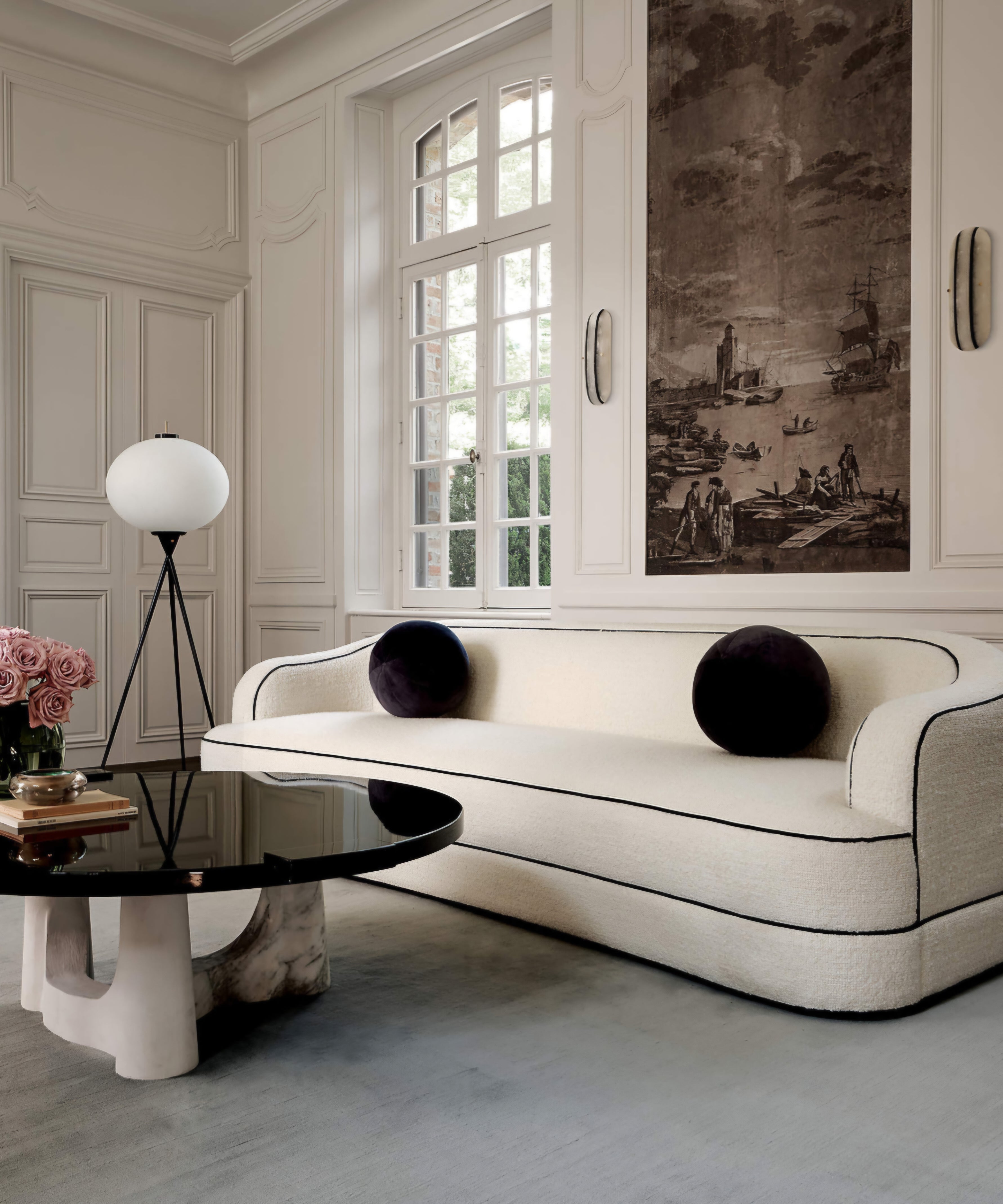 THE ONE × Montaigne — Black Tripod Floor Lamp
