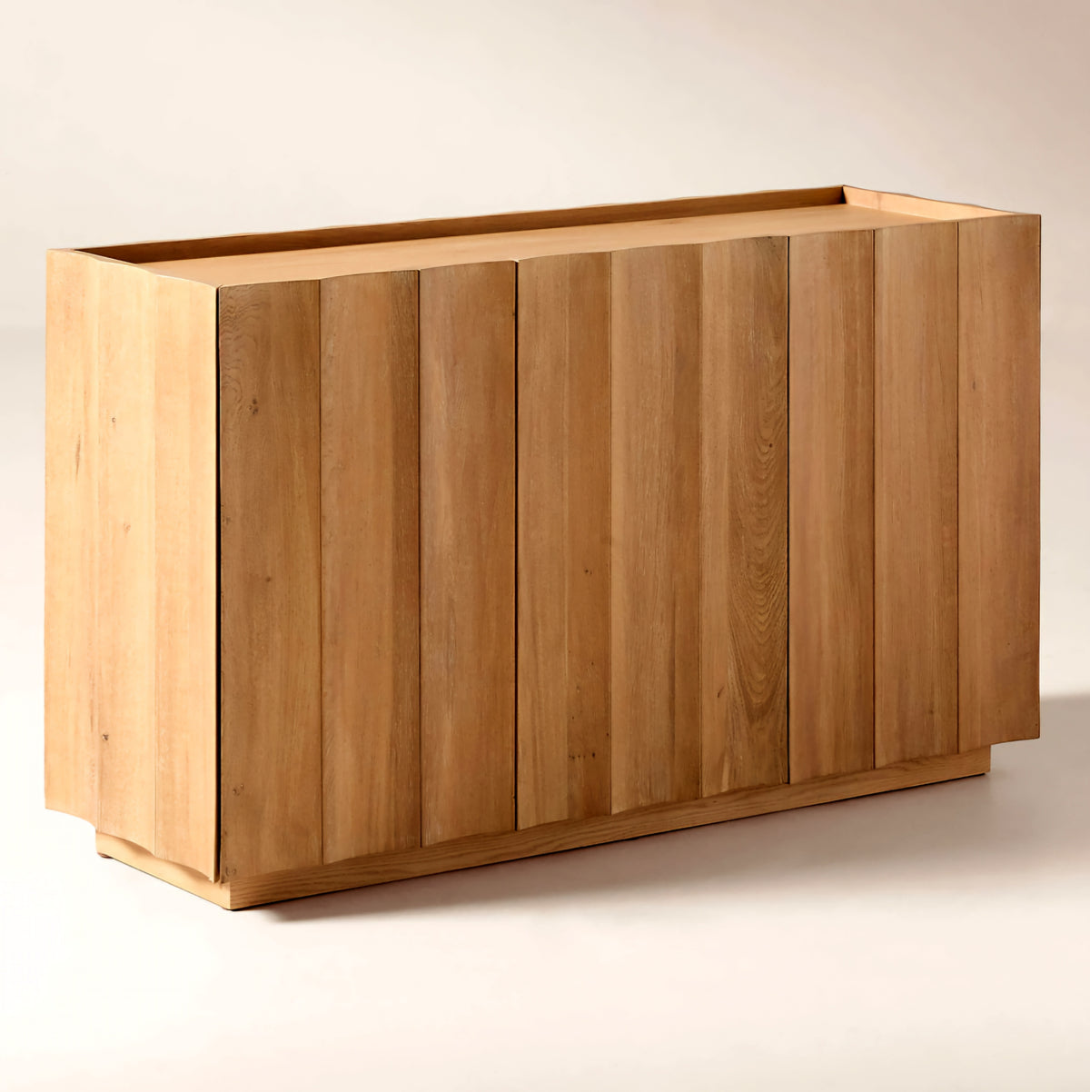 THE ONE × Bardo — Scalloped Oak Wood Credenza