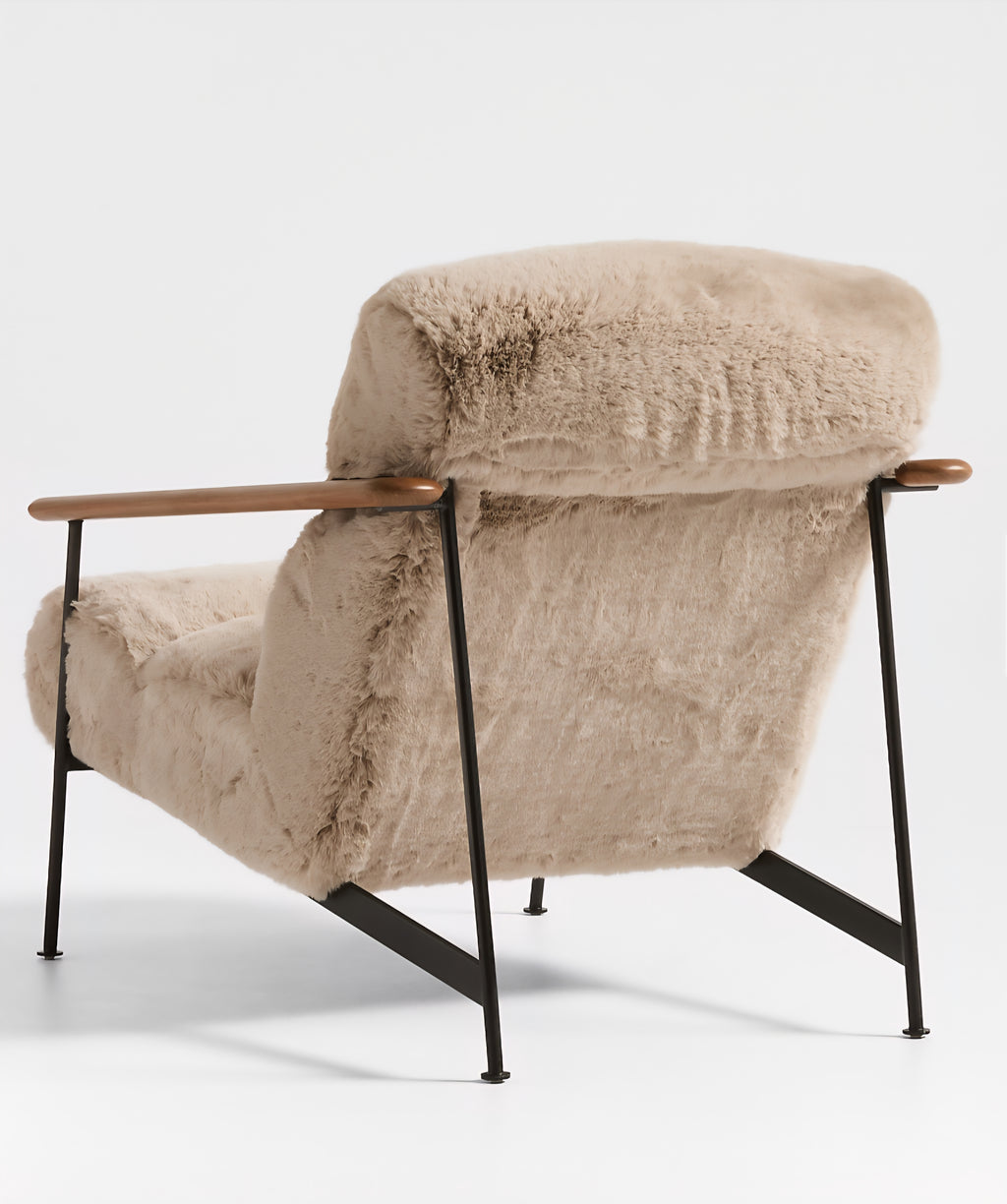 THE ONE × Chalet — Faux Fur Accent Chair