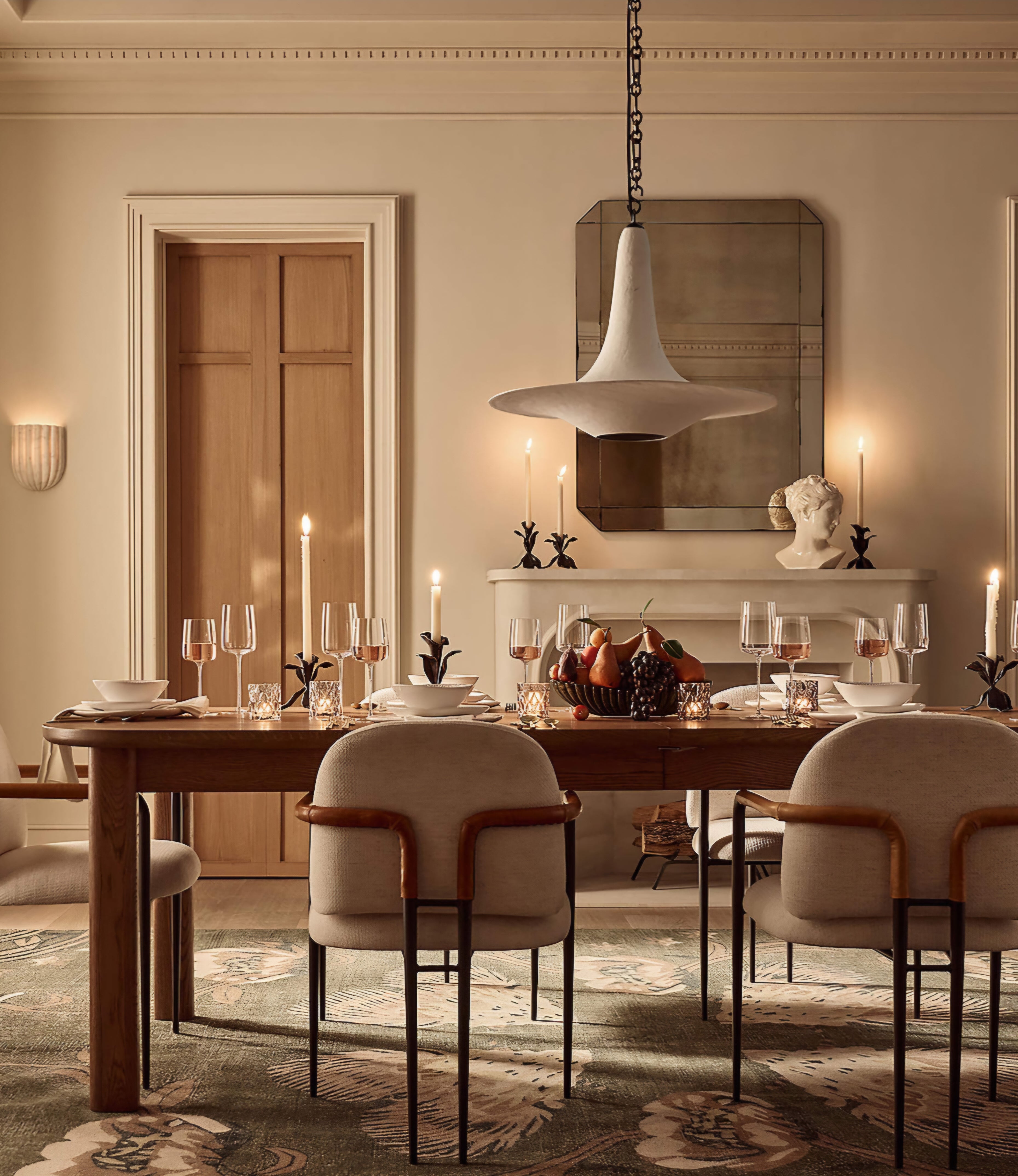 THE ONE × Niko — Plaster Round Pendant Light