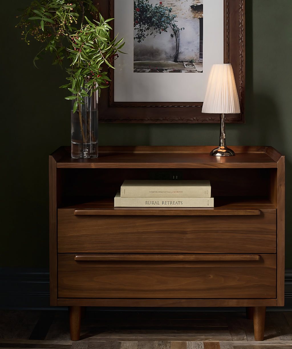 THE ONE × Colette — Hammered Brass Mini Table Lamp with Fabric Shade (13")