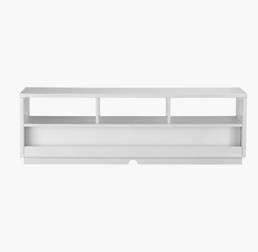 THE ONE × Chill — White High‑Gloss Media Console