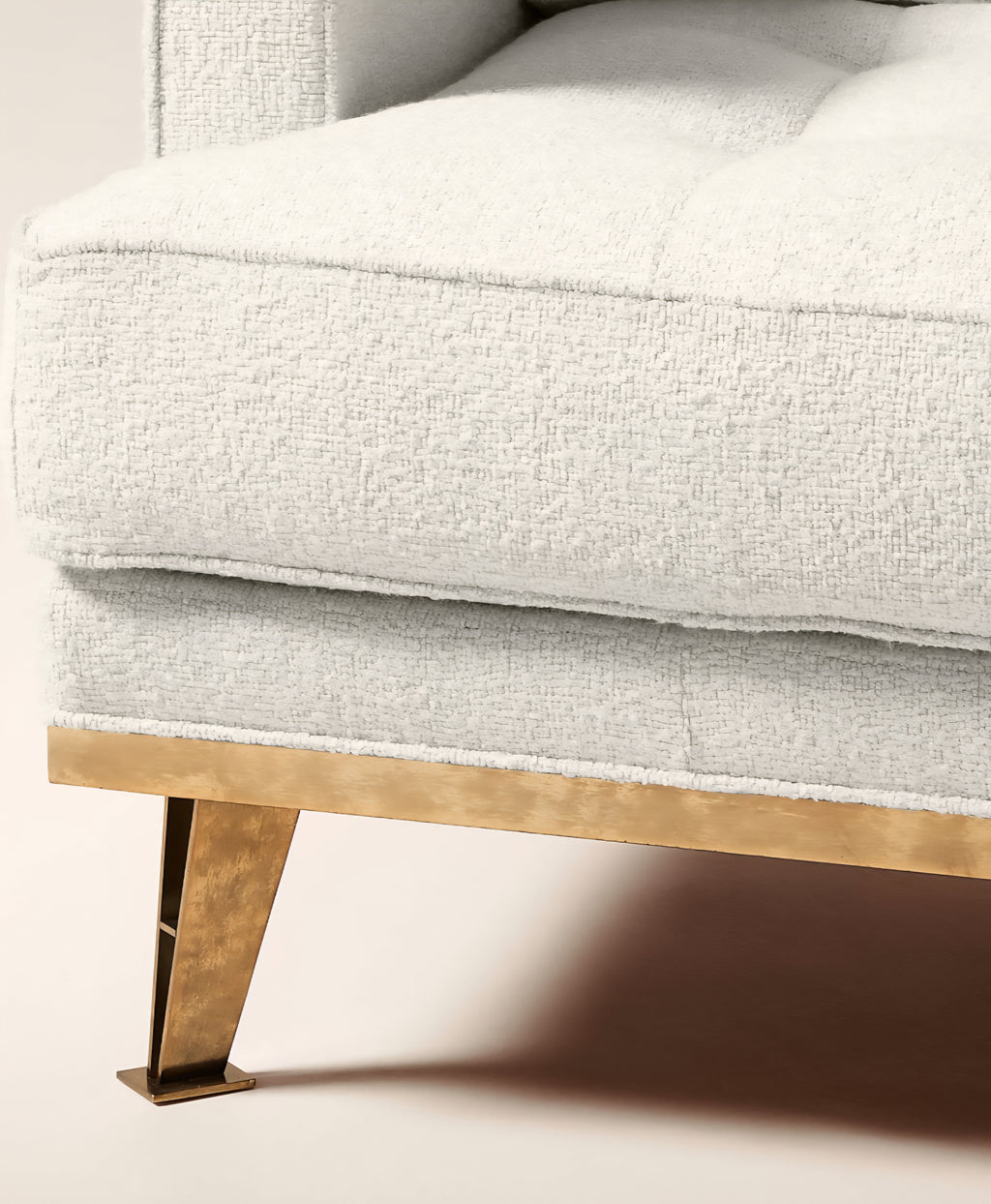 THE ONE × Itero — Off White Performance Fabric Sofa