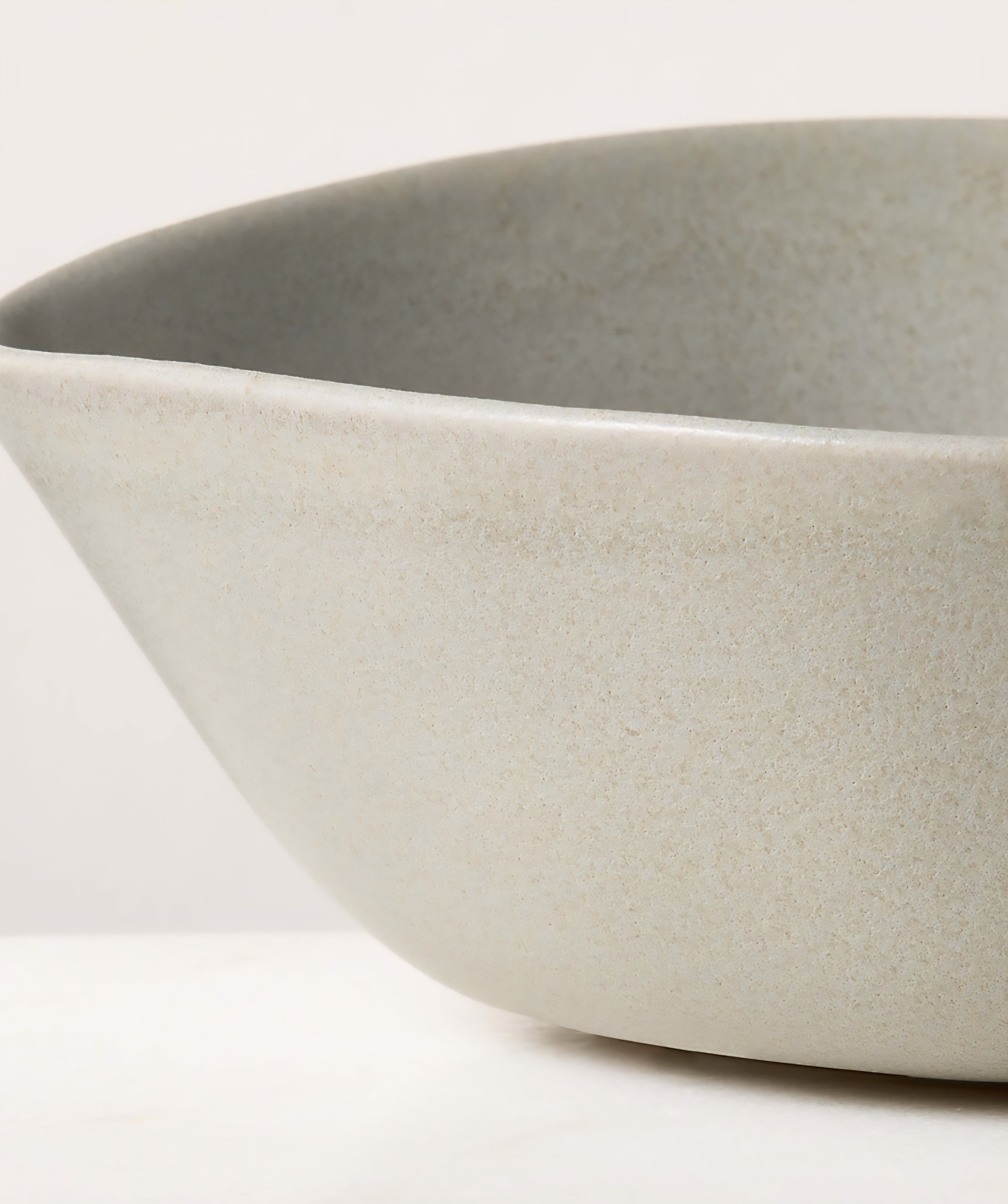 THE ONE × Selene — Ivory Stoneware Soup & Pasta Bowls